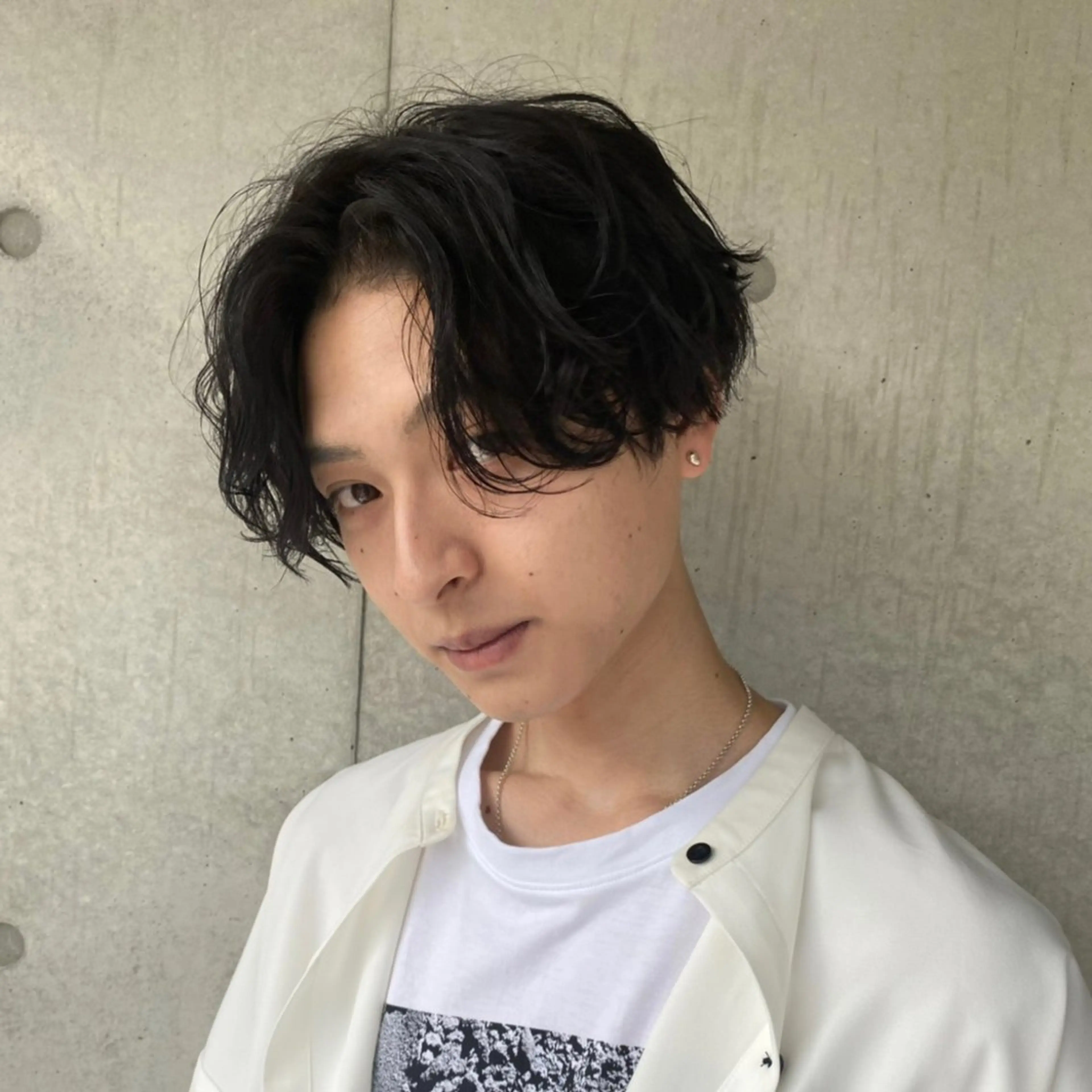 パーマ メンズ men's特化 値段以上の仕上がりにのヘアスタイル