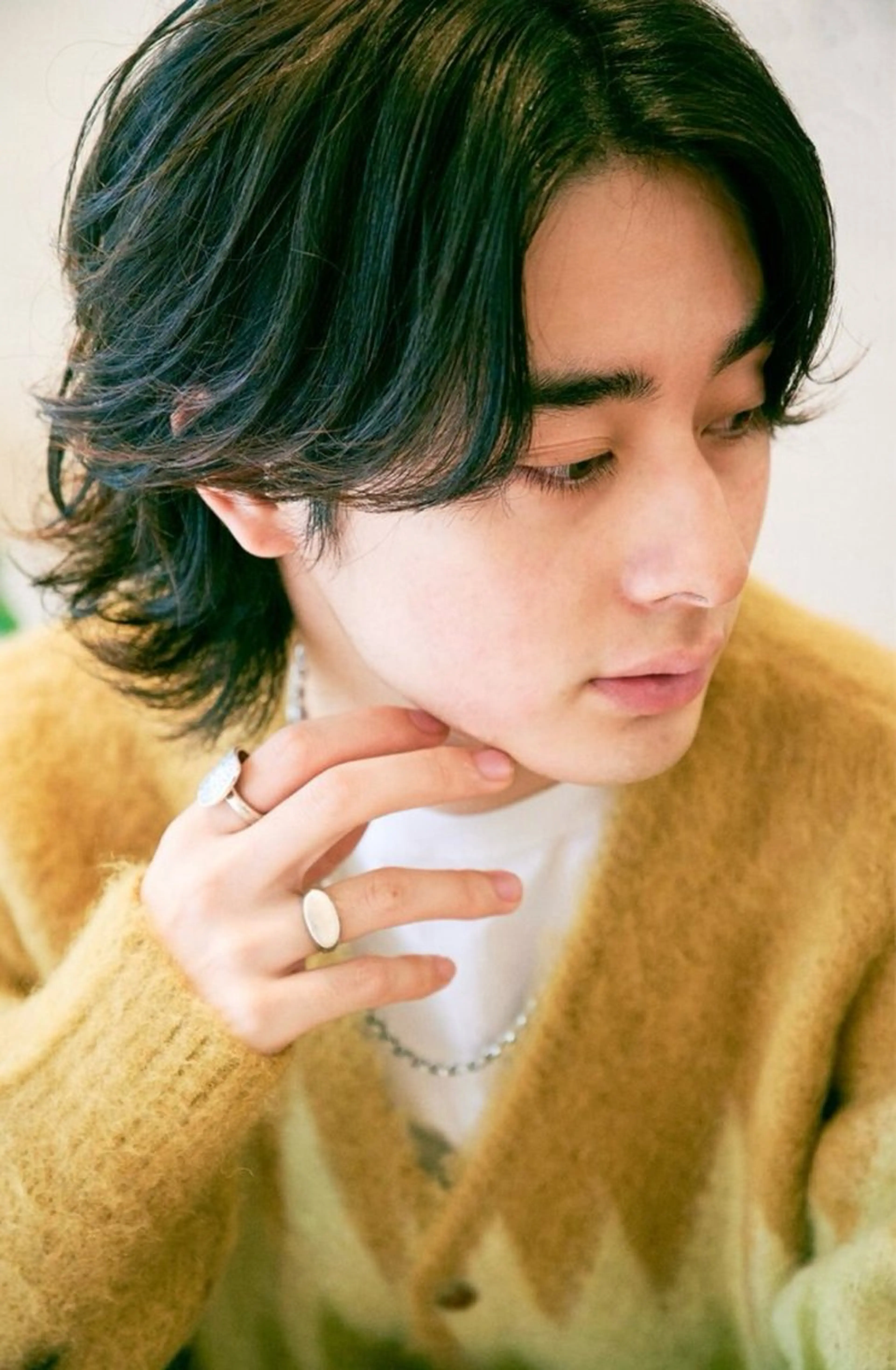 メンズ メンズウルフカット ウルフカット LITTLE SORAのヘアスタイル