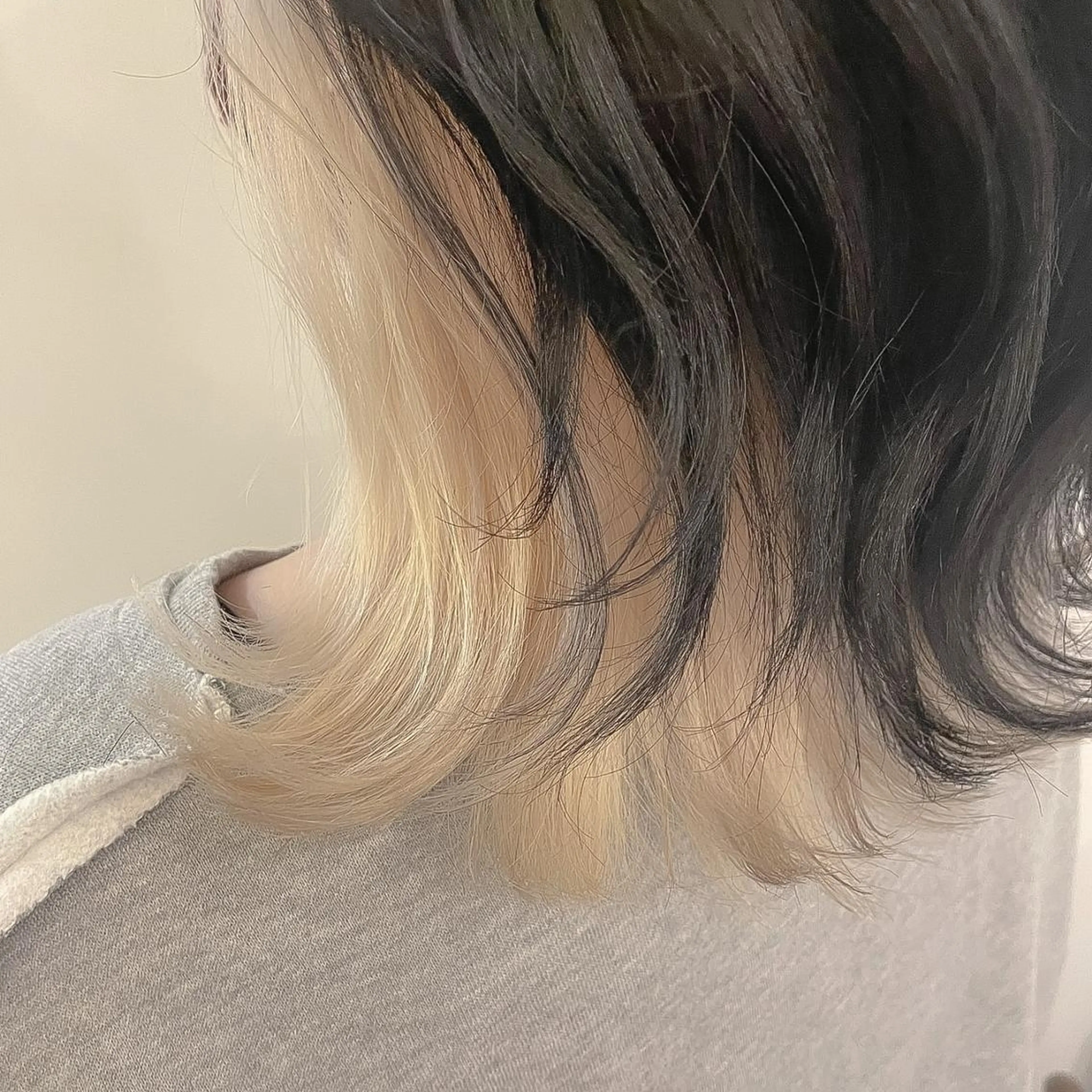 ミディアム カラー ba_boo 福岡店のヘアスタイル