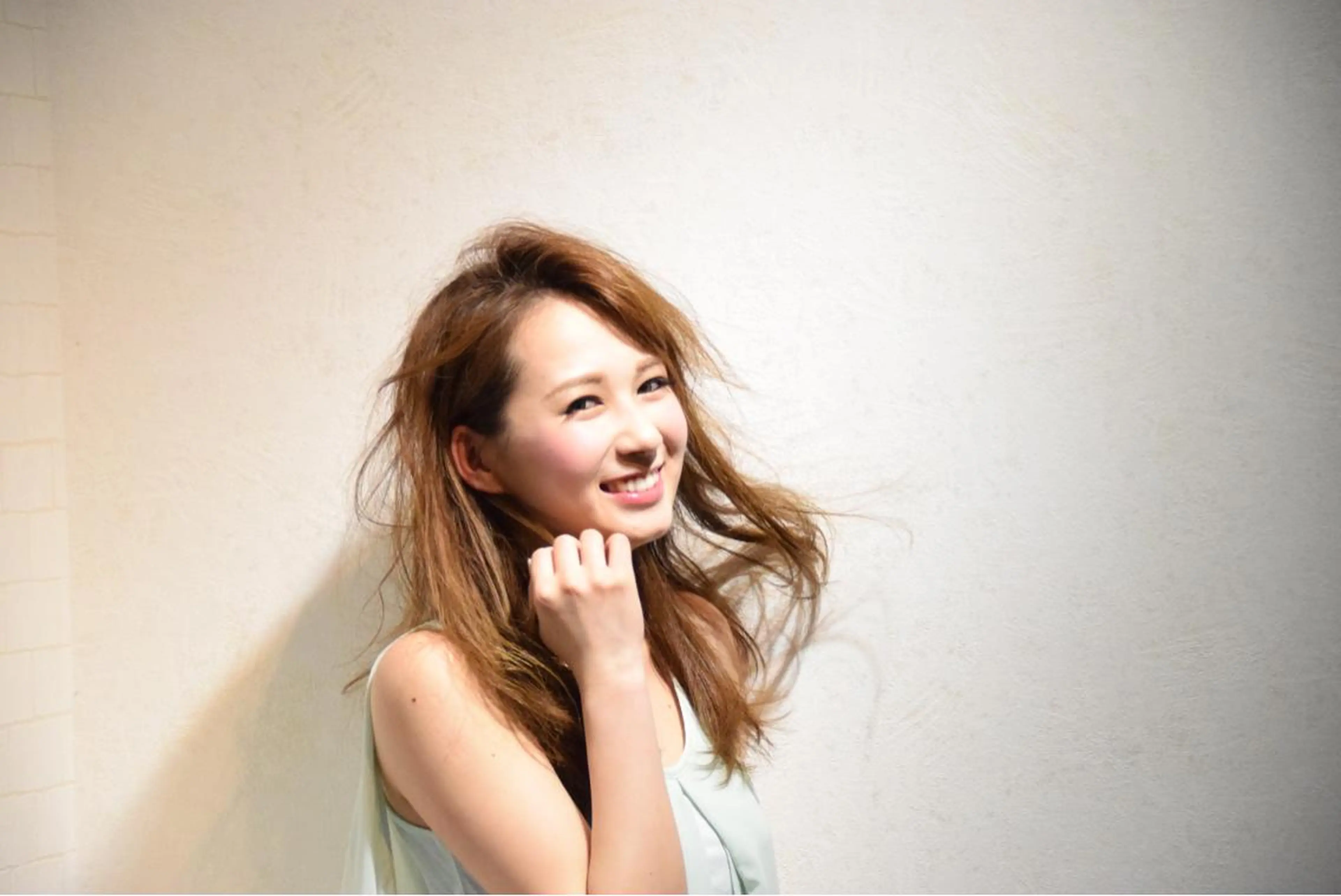 セミロング ヘアカラー トリートメント 松本 亮のヘアスタイル