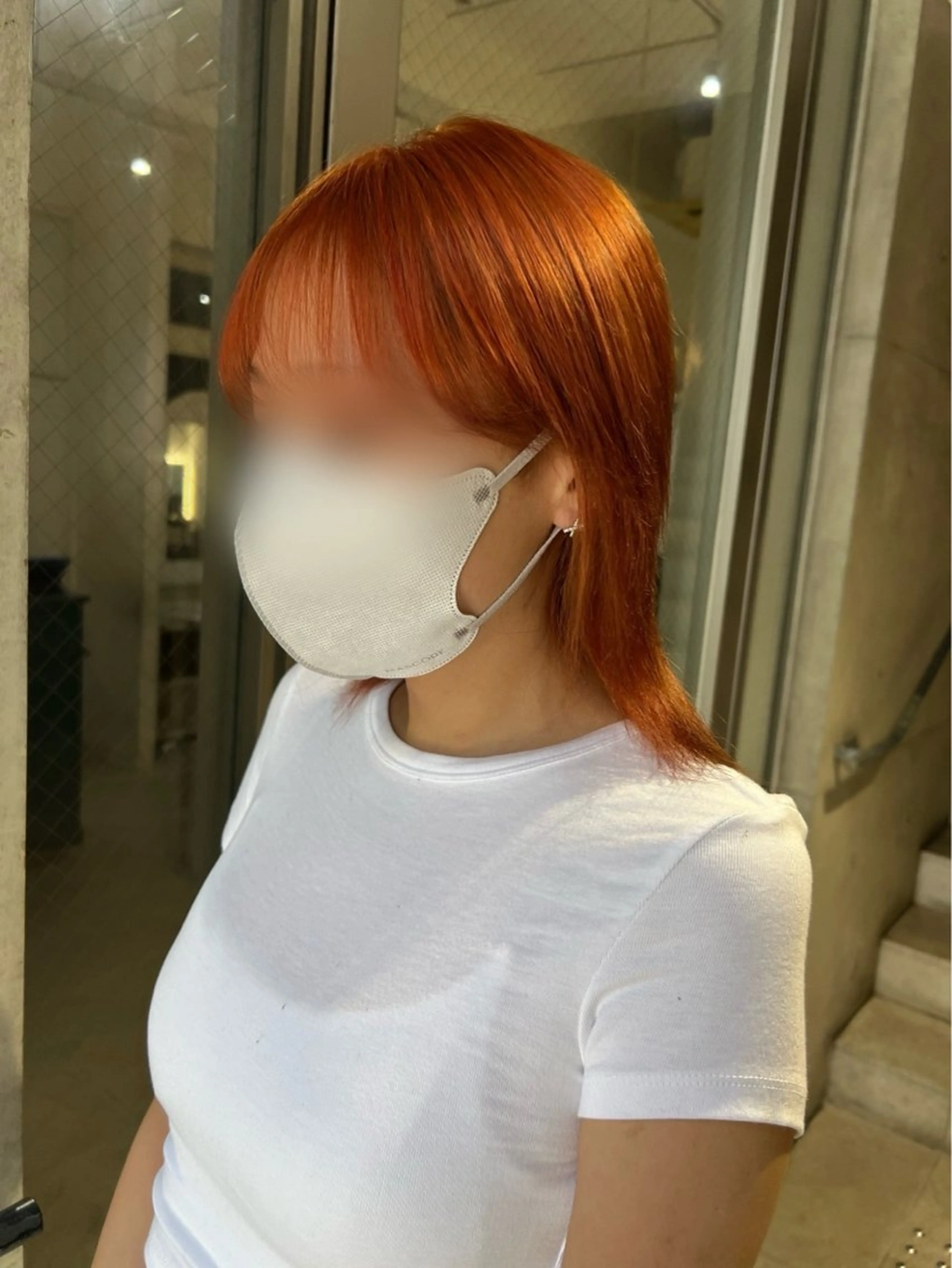 カラー ブリーチ 梅田美容室 hazumi⭐️のヘアスタイル
