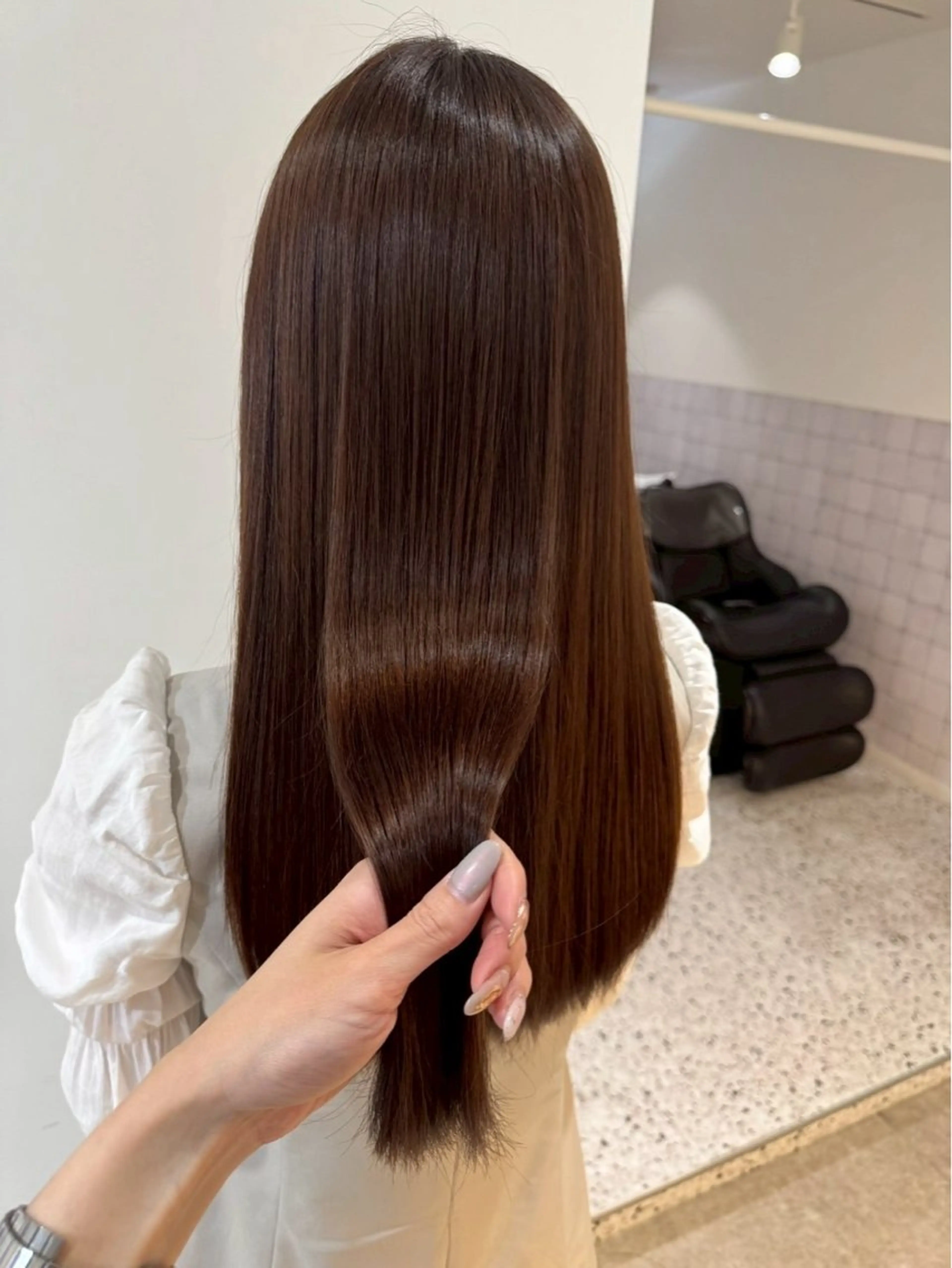 ロング カラー 髙橋 清那のヘアスタイル