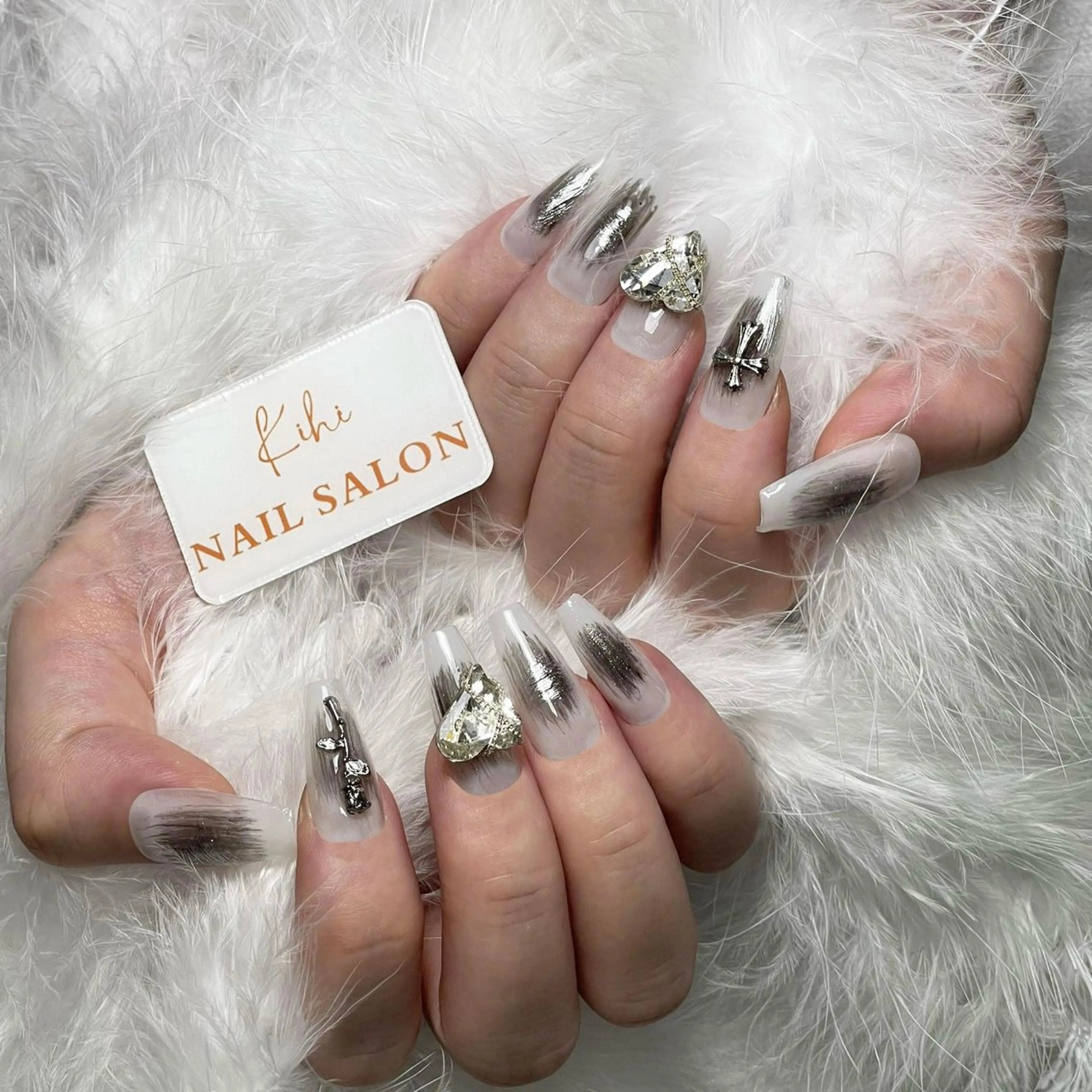 ネイル アートネイル フレンチネイル ジェルネイル グラデーション 韓国ネイル さくら💮💮 【オフ無料】のネイルデザイン