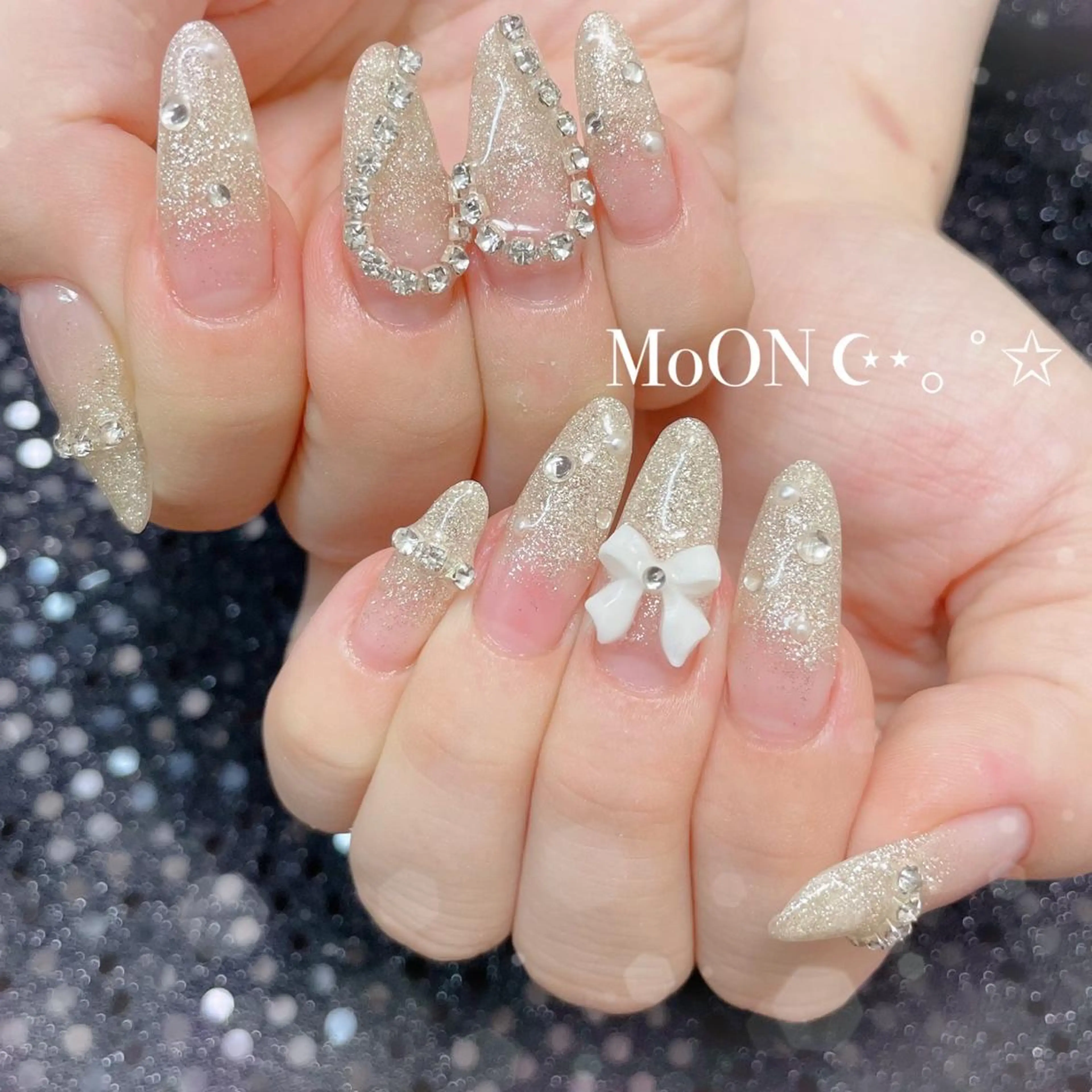 ネイル ハンドネイル ハンドケア MoON...❤︎ MeGuのネイルデザイン