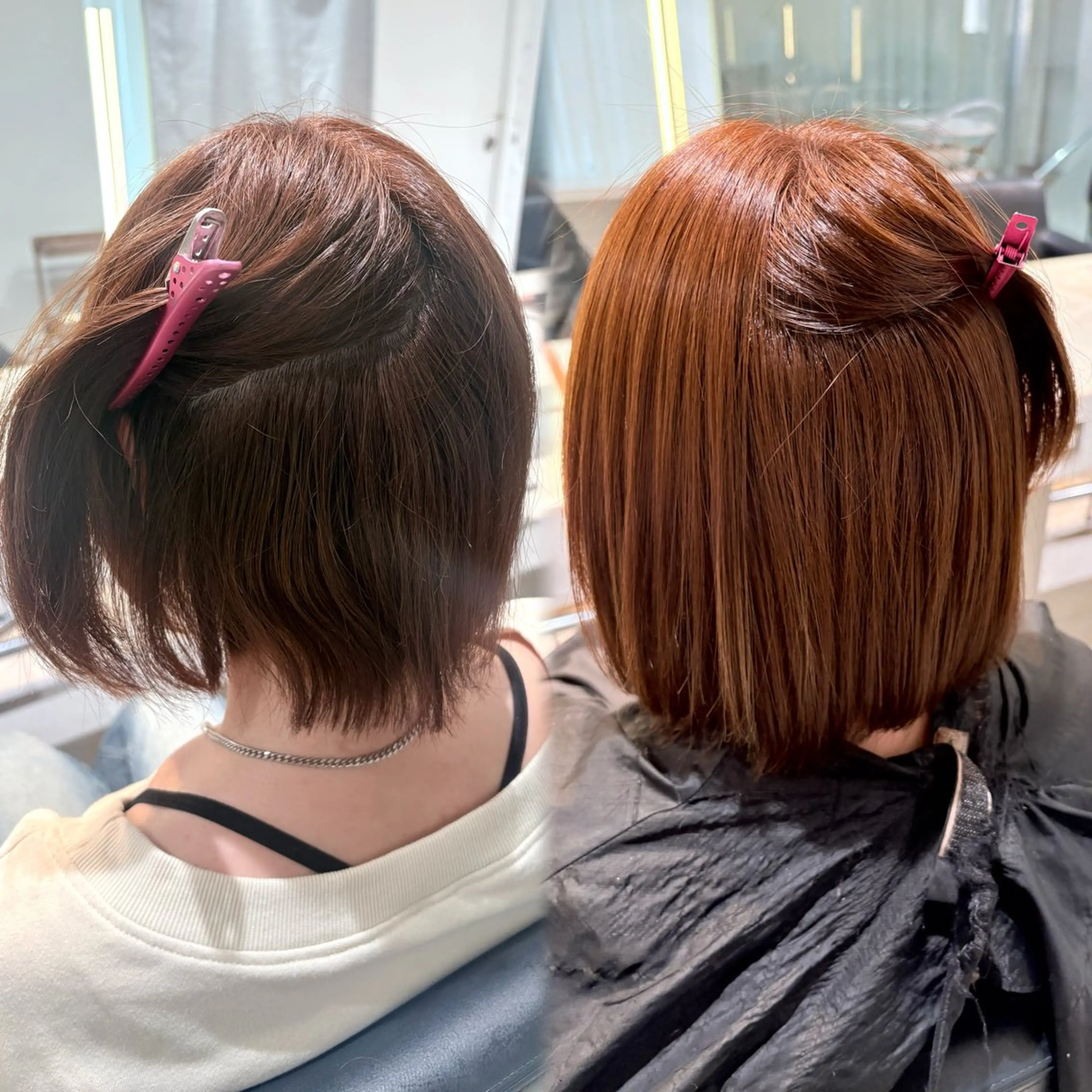 ミディアム ハイライト 縮毛矯正 縮毛矯正/Wカラー /アレンジ🌙あまにのヘアスタイル