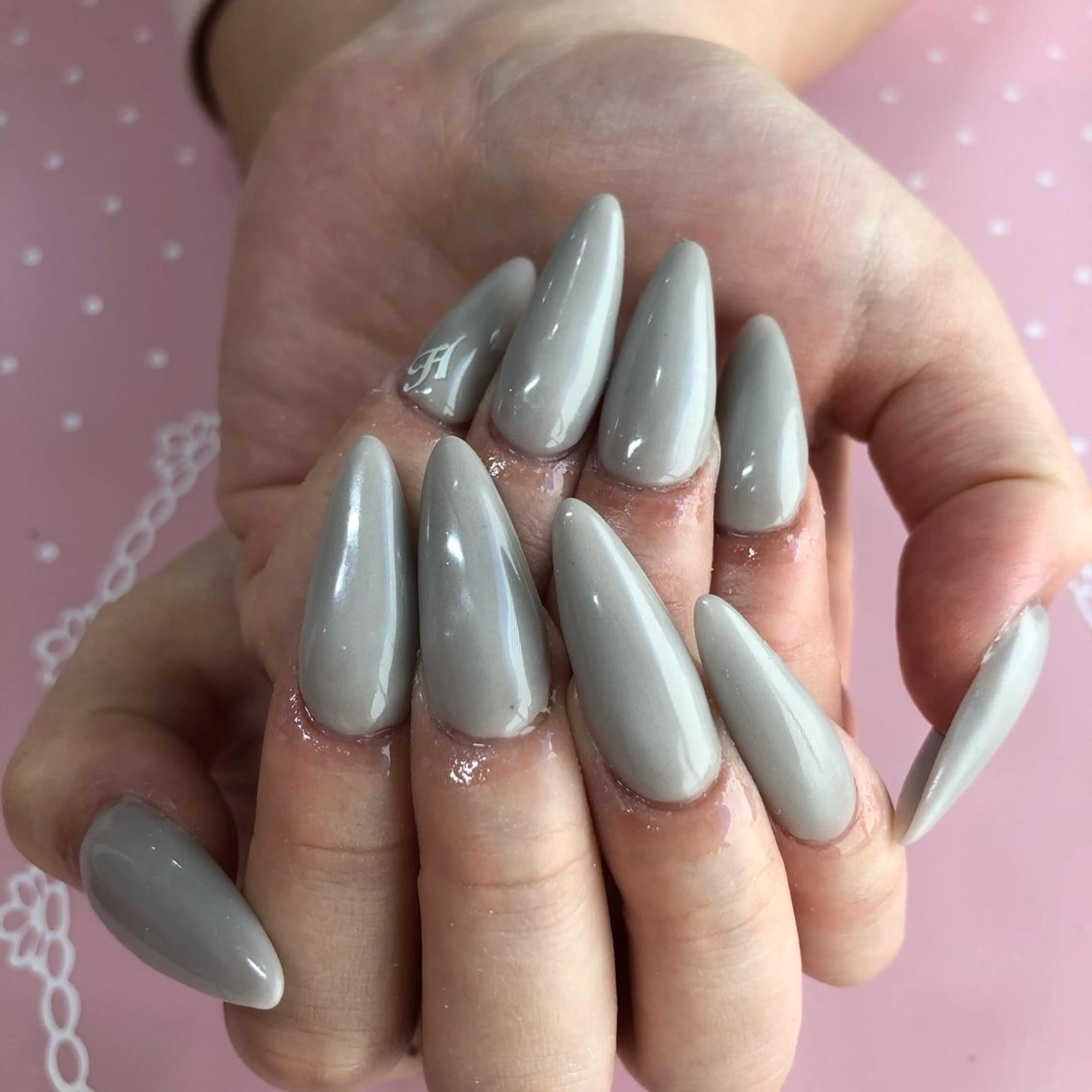 ロング ネイル ハンドネイル 《LB》ラブリエ Nail&eyeのマツエク・マツパデザイン