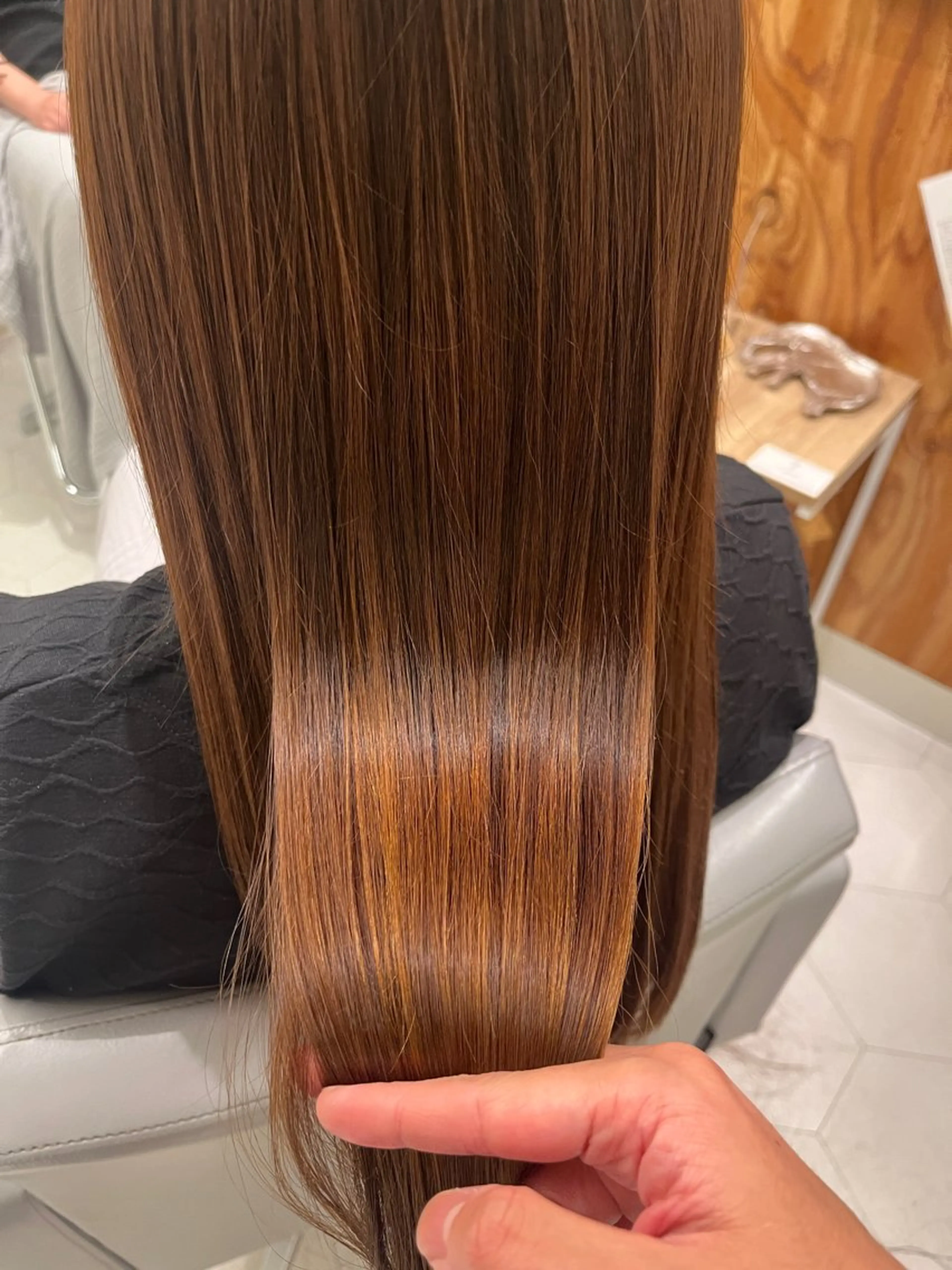 ロング カラー カット 縮毛矯正 髪質改善/縮毛矯正 艶髪🔥高杉のヘアスタイル