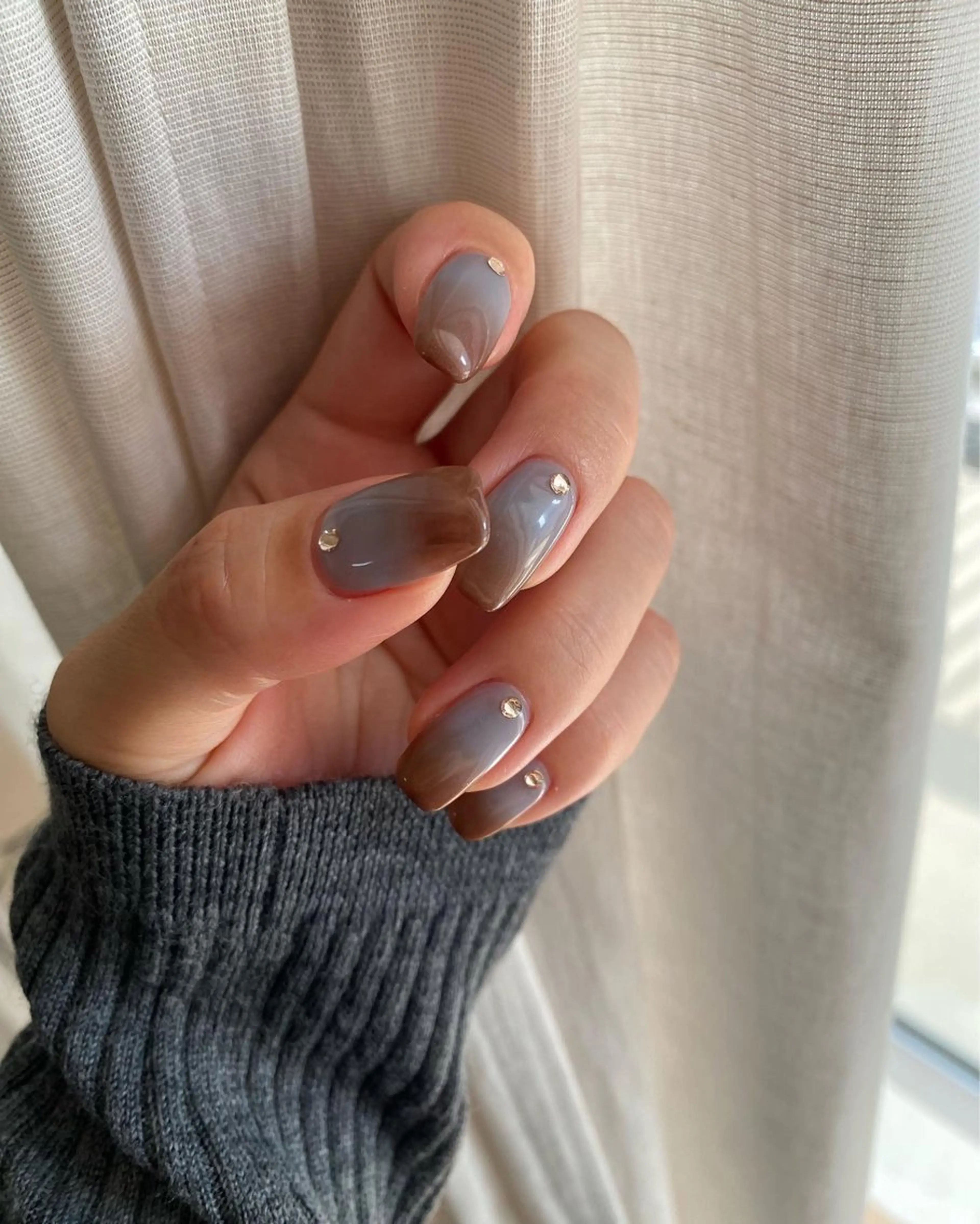 ニュアンスネイルなど、シンプルなデザインコース※予約時にオフの有無を記載して下さい。他店オフ¥1100​〜​の写真