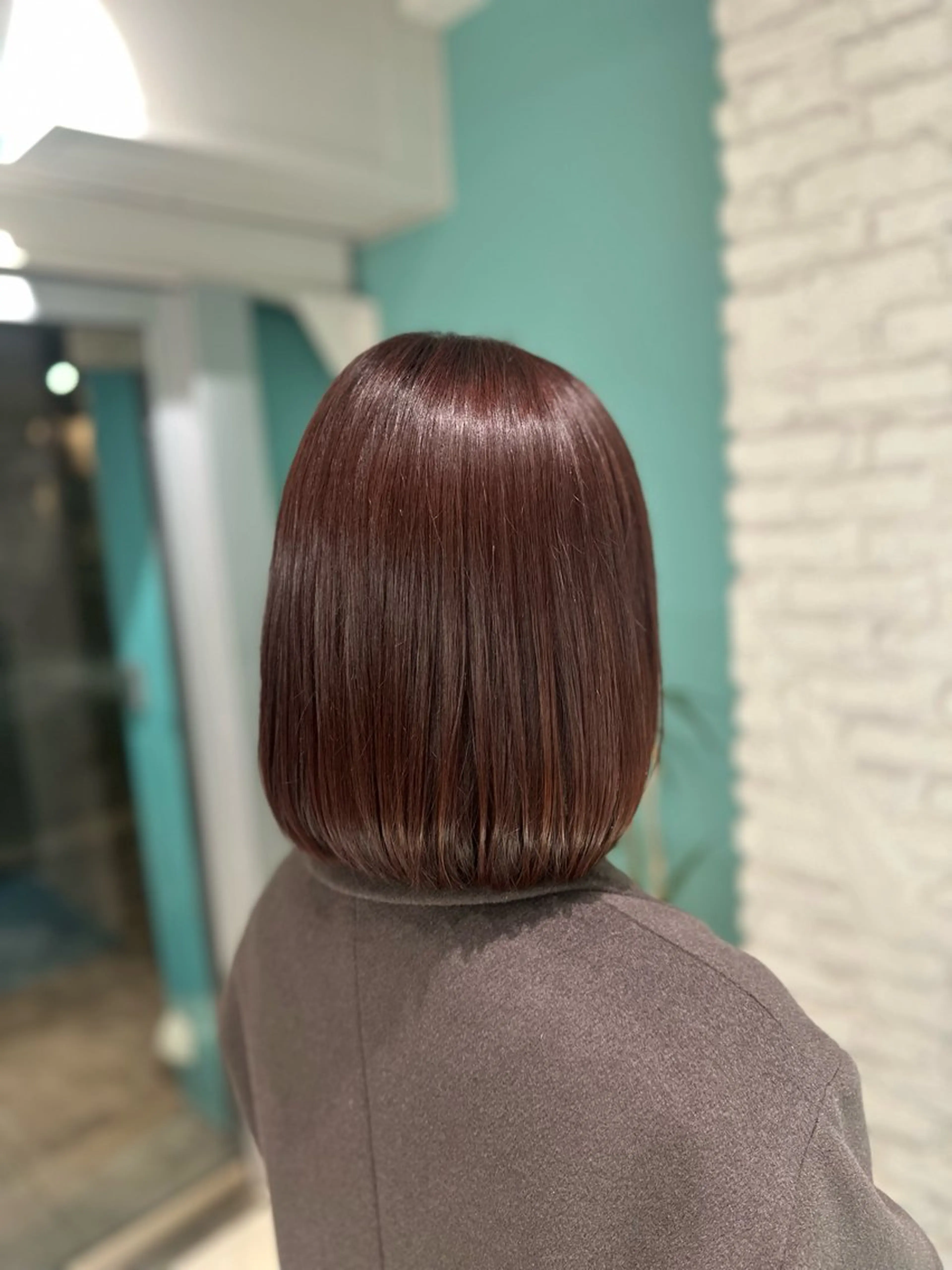 ミディアム カラー ヘアカラー トリートメント LUPI byLee MIUのヘアスタイル