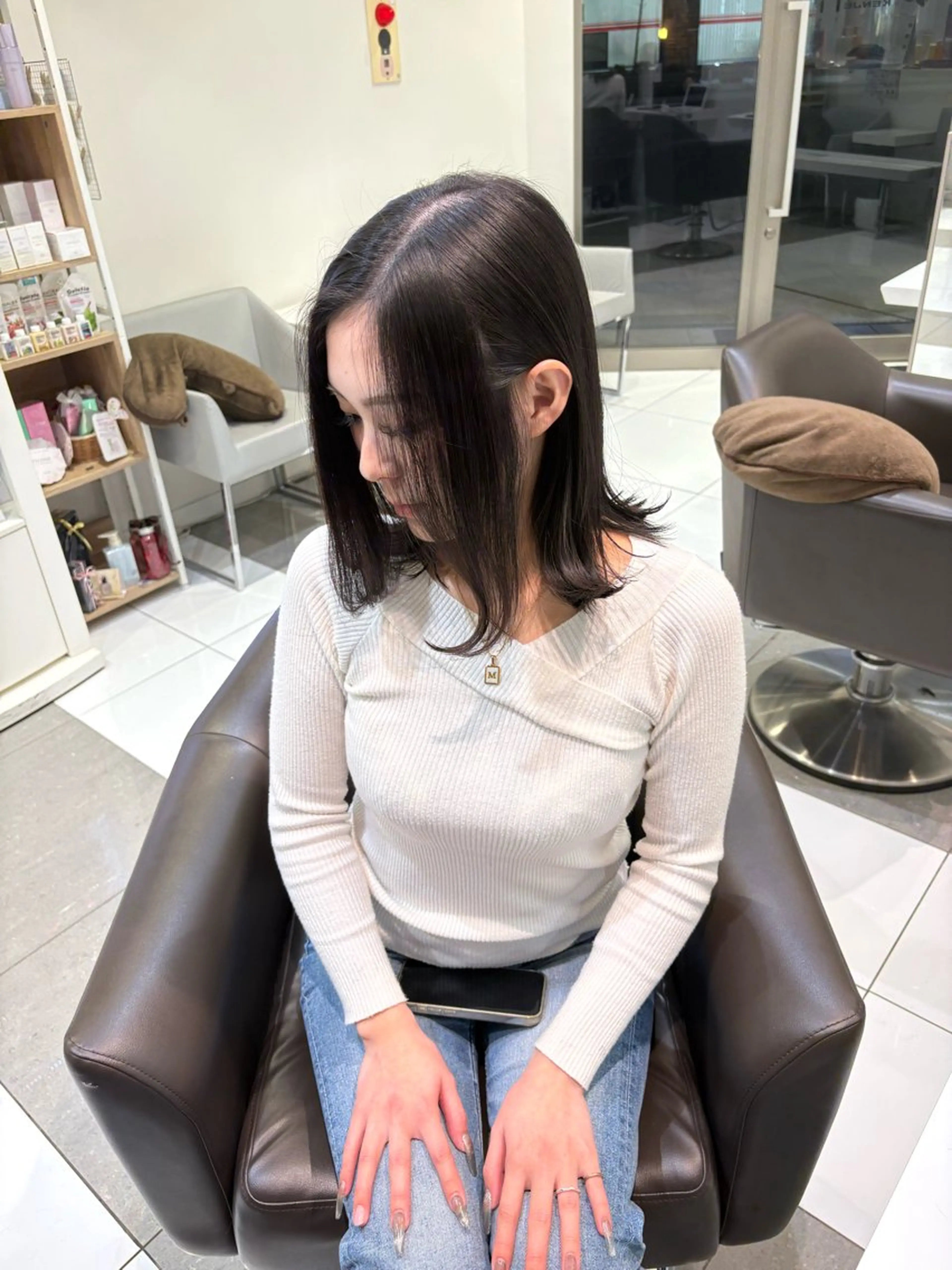 ミディアム モデル募集中‼️‼️ 村上湧大のヘアスタイル