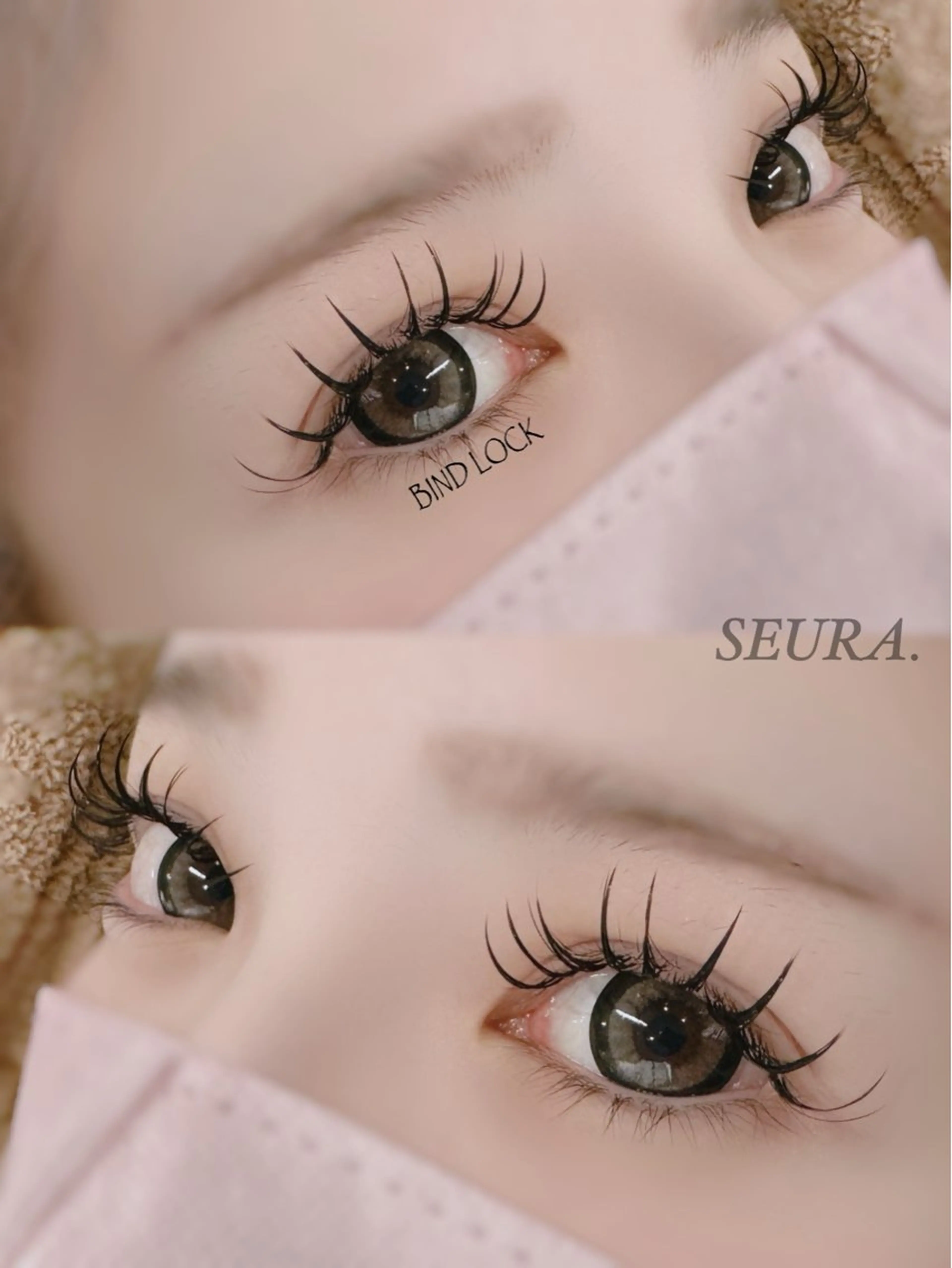 マツエク・マツパ マツエク SEURA. saya /JR尼崎のマツエク・マツパデザイン