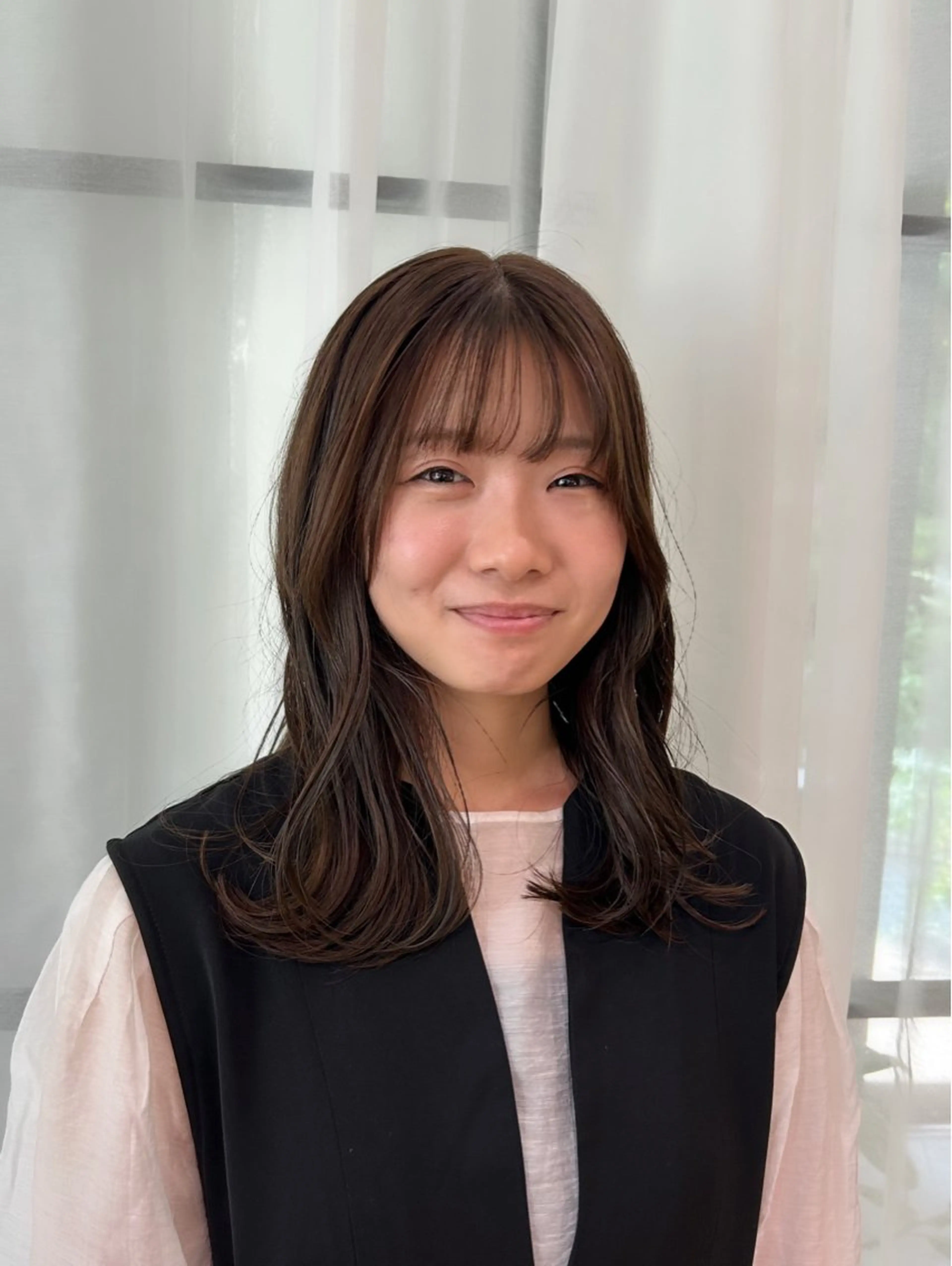 ミディアム レイヤーカット nana/ボブ/ レイヤー/梅田のヘアスタイル