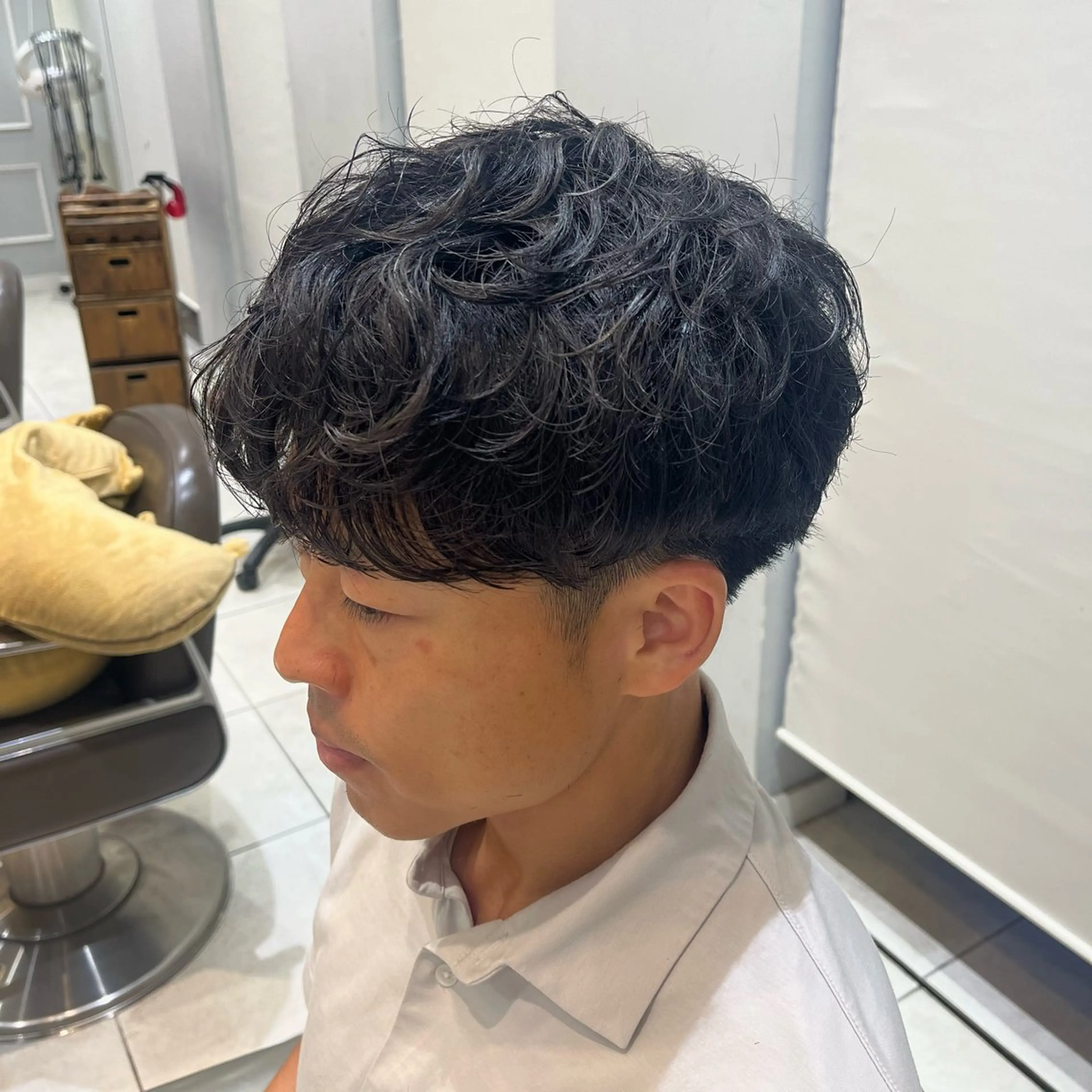 メンズ カット パーマ 川添 亜弥のヘアスタイル