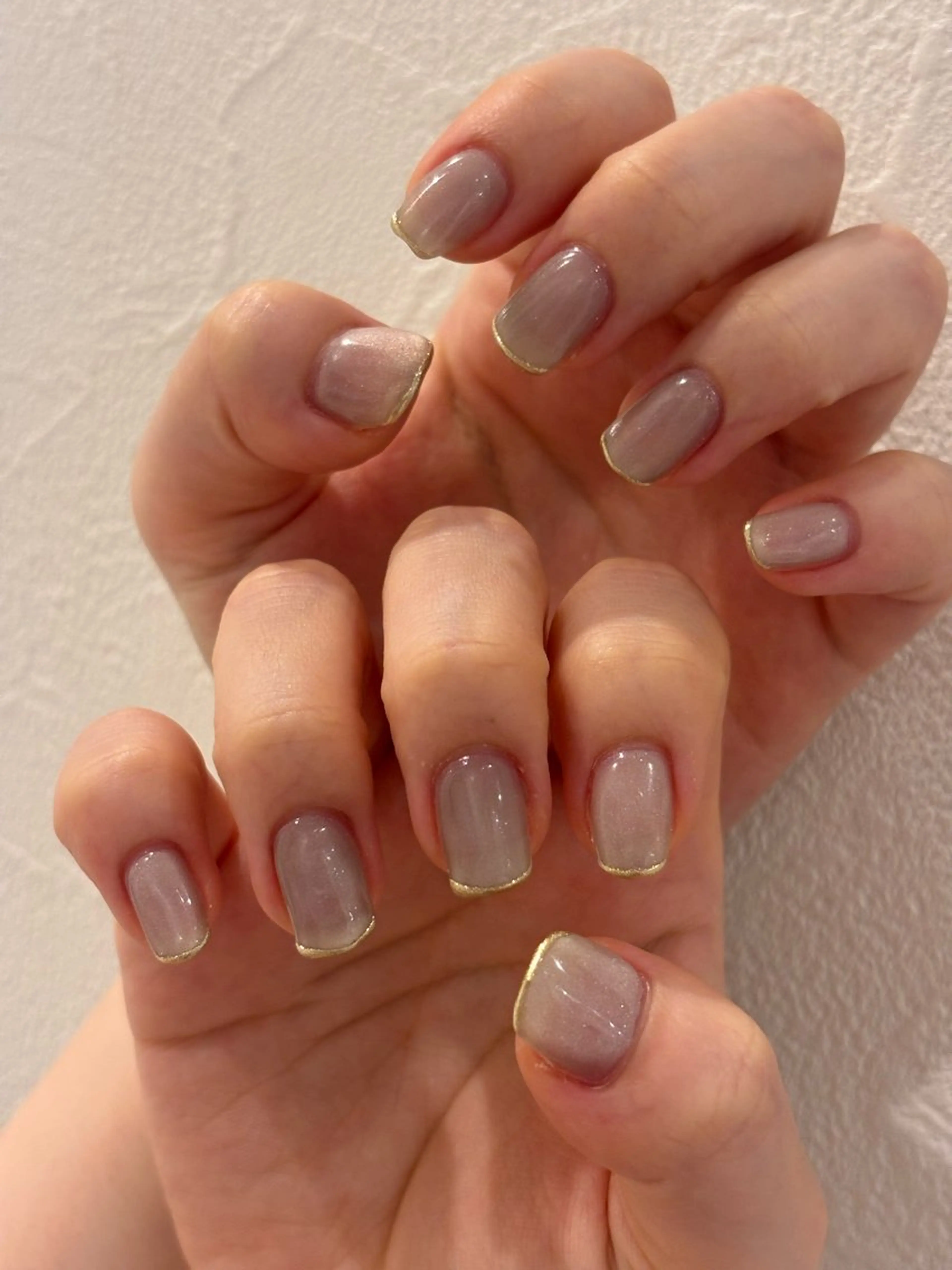 ネイル フレンチネイル マグネットネイル ハンドネイル Ann nailのネイルデザイン