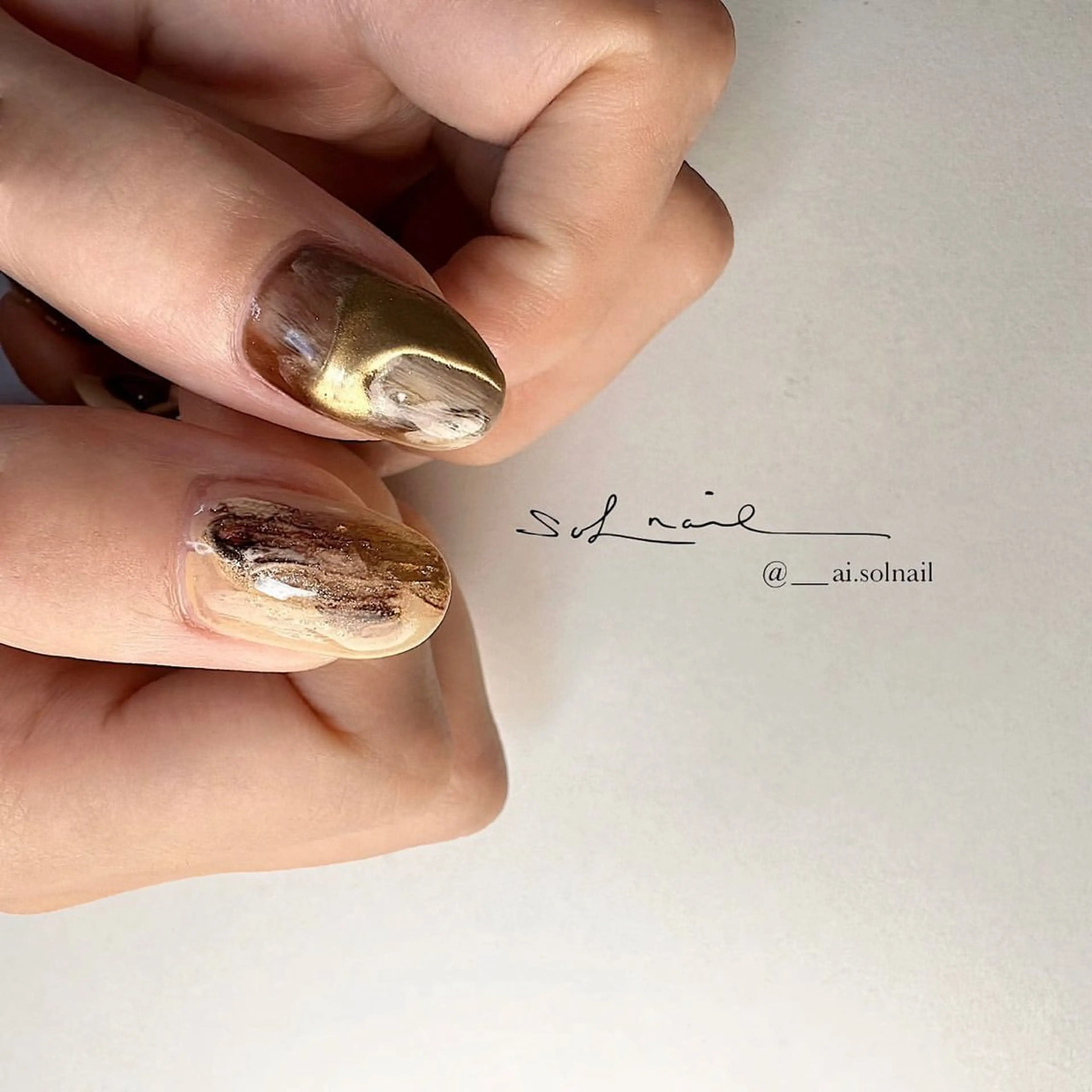 ネイル 🍃伏見 / soL nail / aiのネイルデザイン