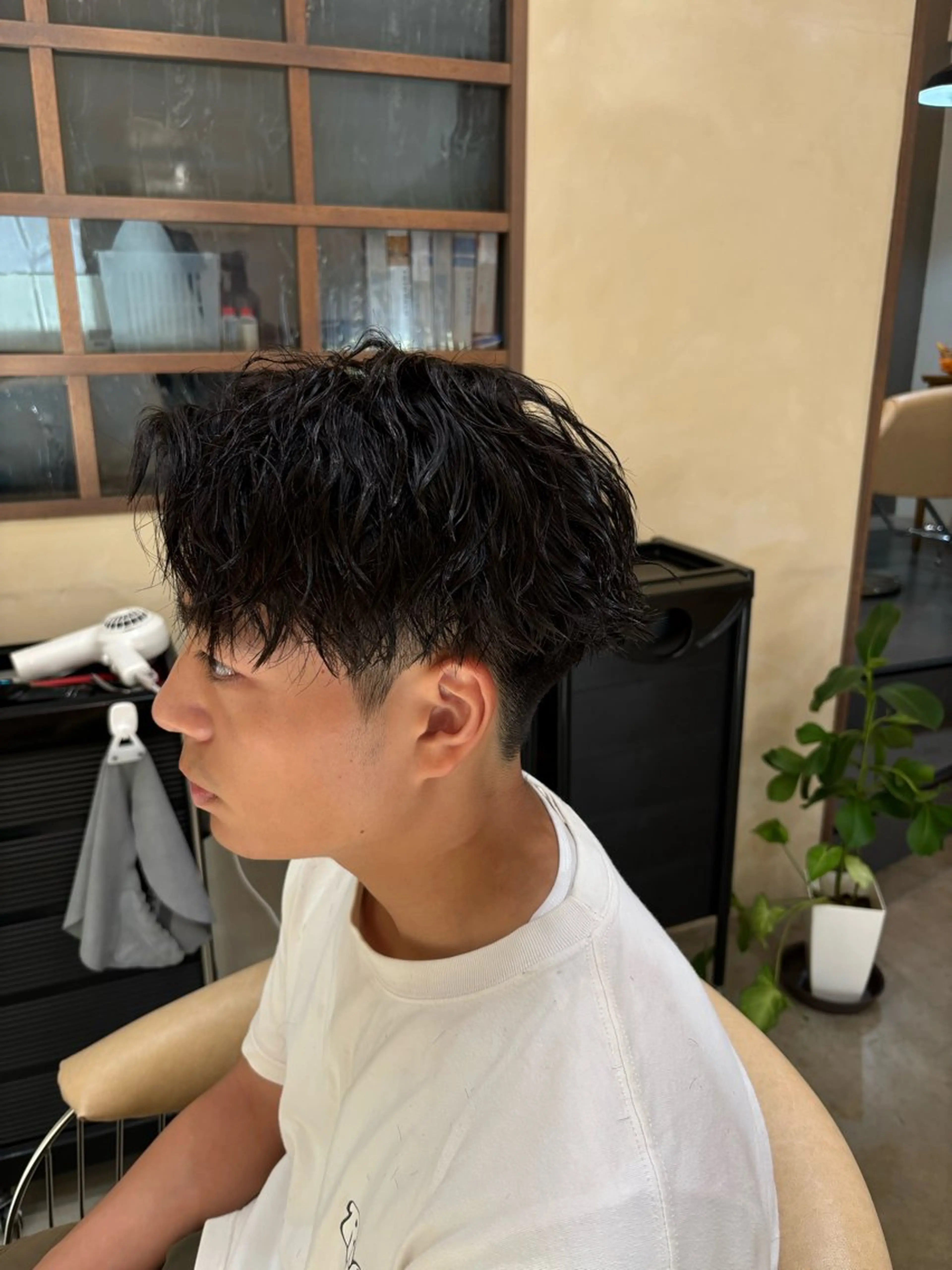 ショート メンズ カット パーマ トリートメント 鹿児島 TSUBASAのヘアスタイル