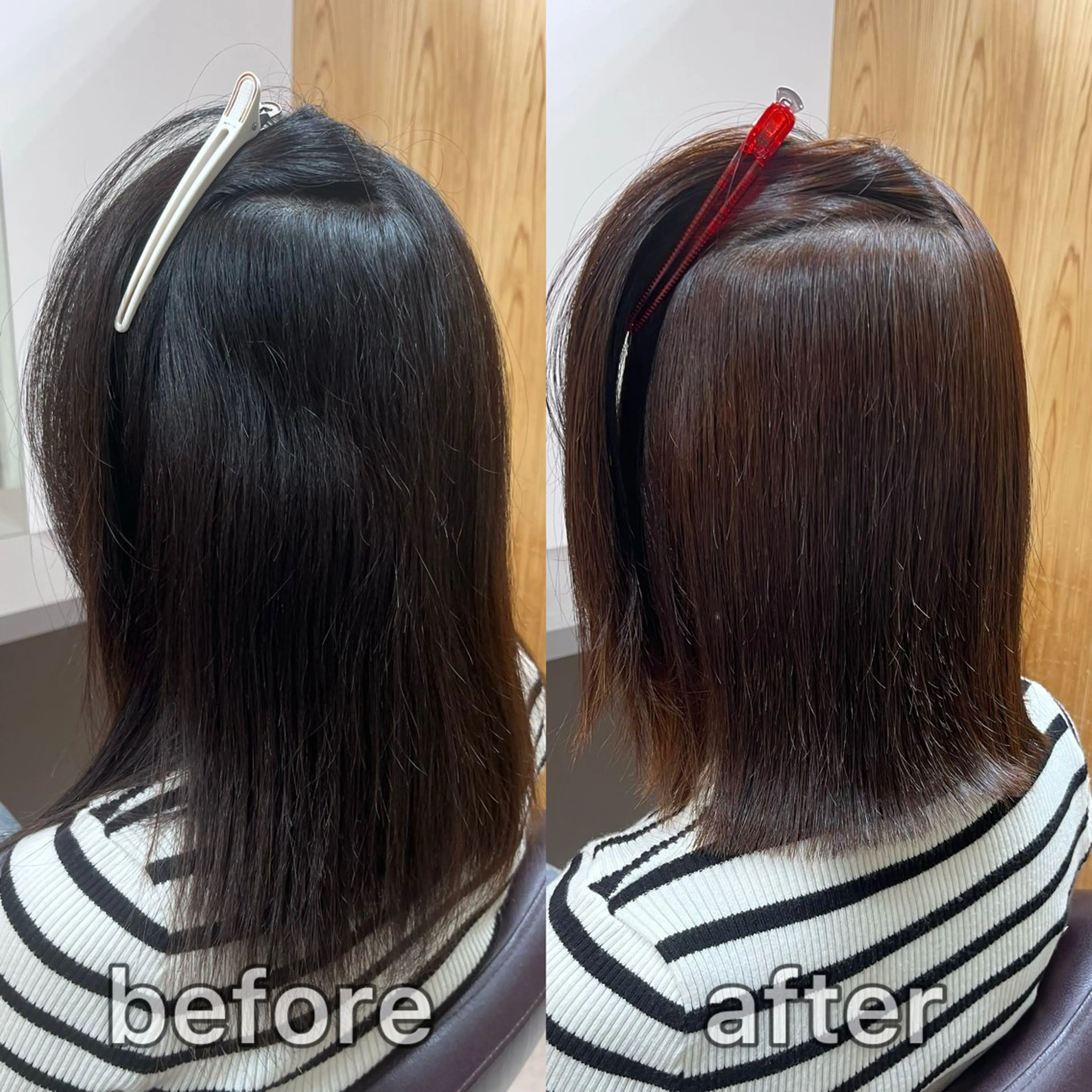 ミディアム カラー パーマ 縮毛矯正 縮毛矯正 トリートメント 髪質改善特化KIZU /艶髪研究（京都）のヘアスタイル