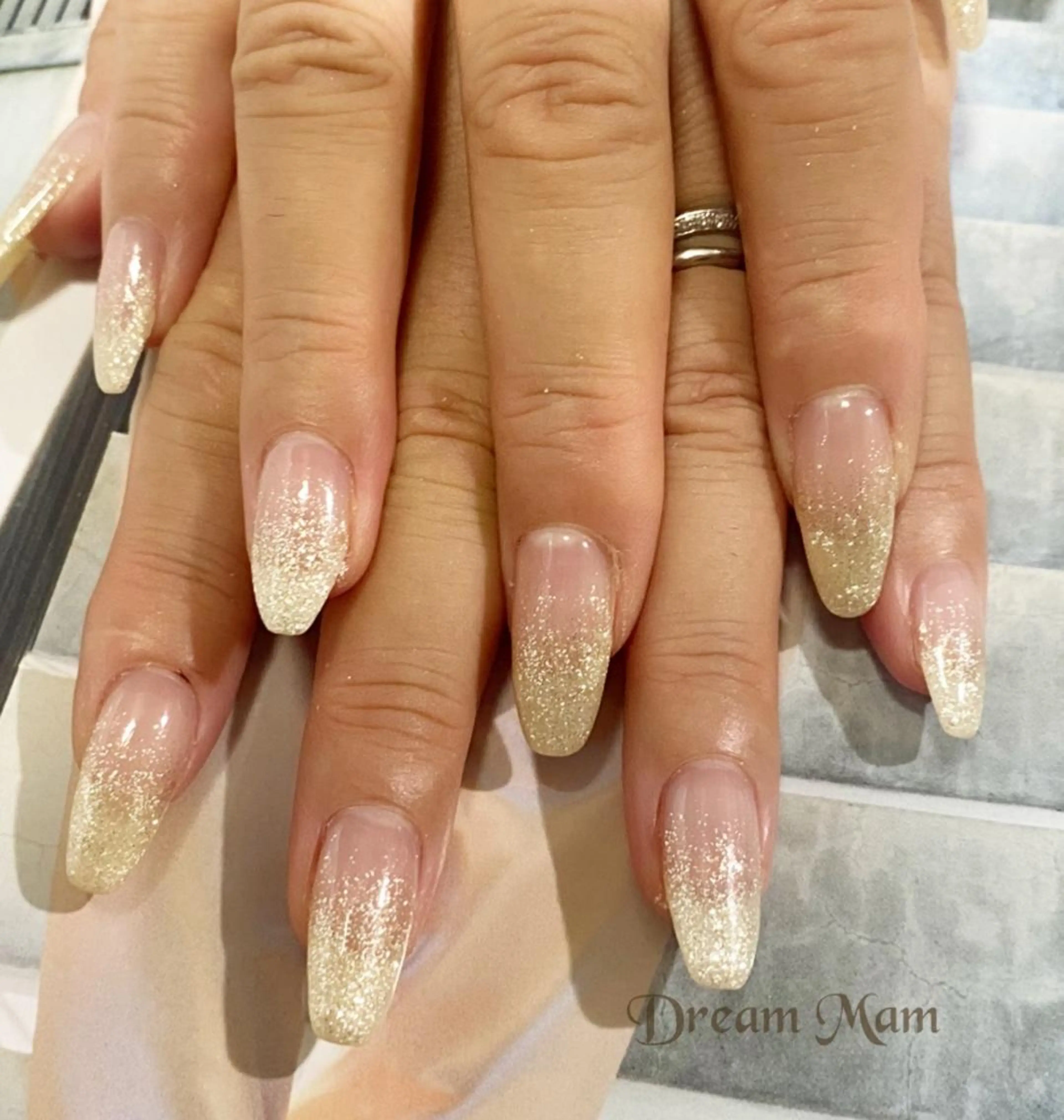 ネイル グラデーション ラメ(グリッター) ラメグラデーション Nail Salon Ｄream Mamのネイルデザイン