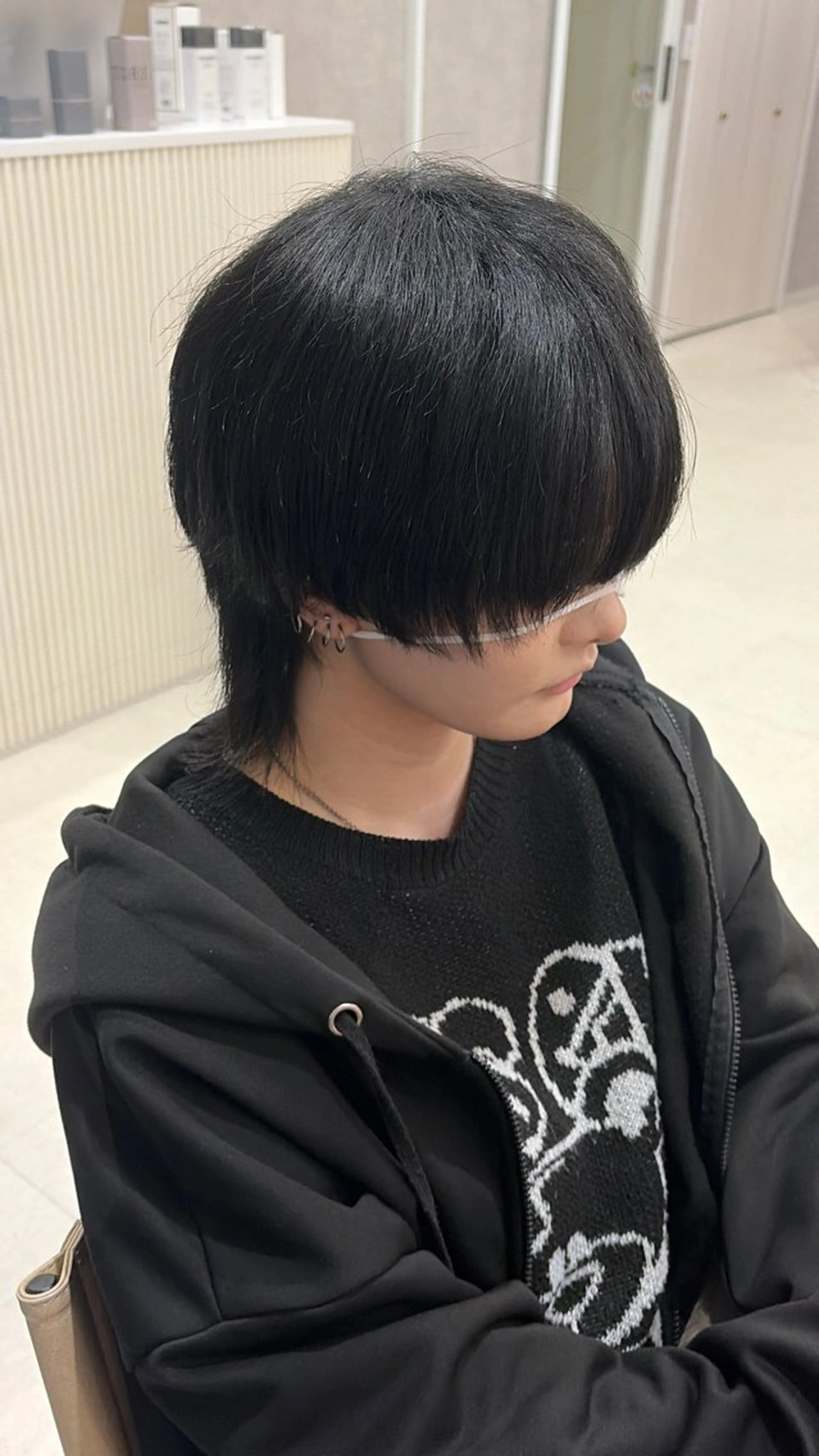 ミディアム 田中 怜菜のヘアスタイル