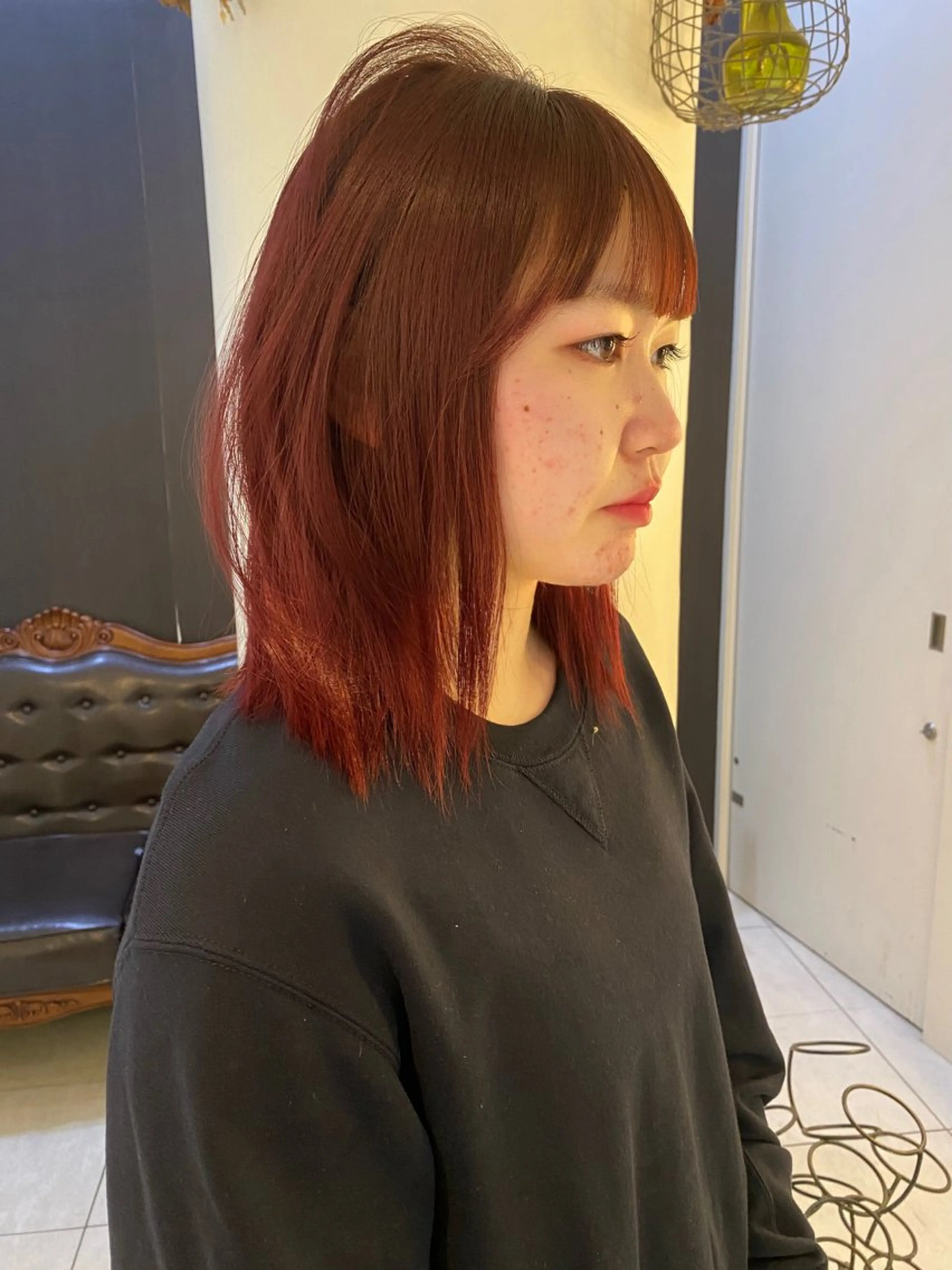 ミディアム カラー カット ヘアカラー トリートメント mai / linoah˚✧のヘアスタイル