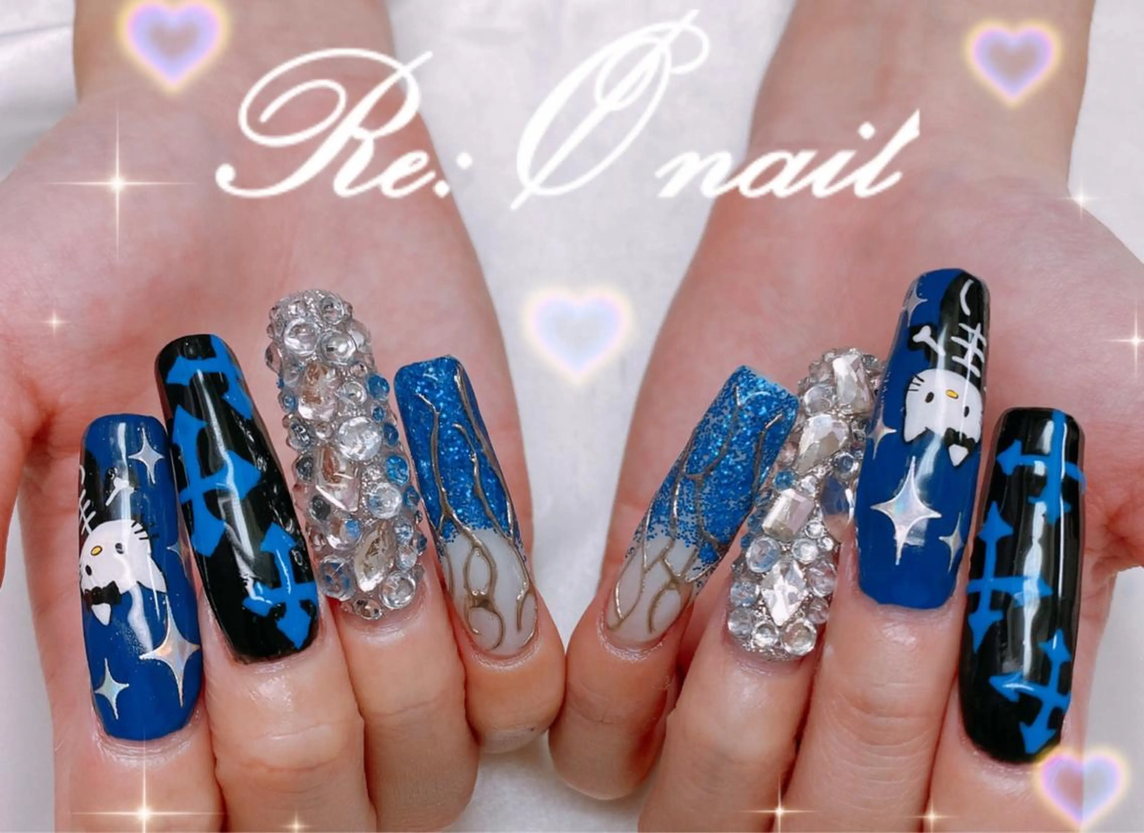 ネイル ハンドネイル Re:Ø nail 🩵TSUJIのネイルデザイン