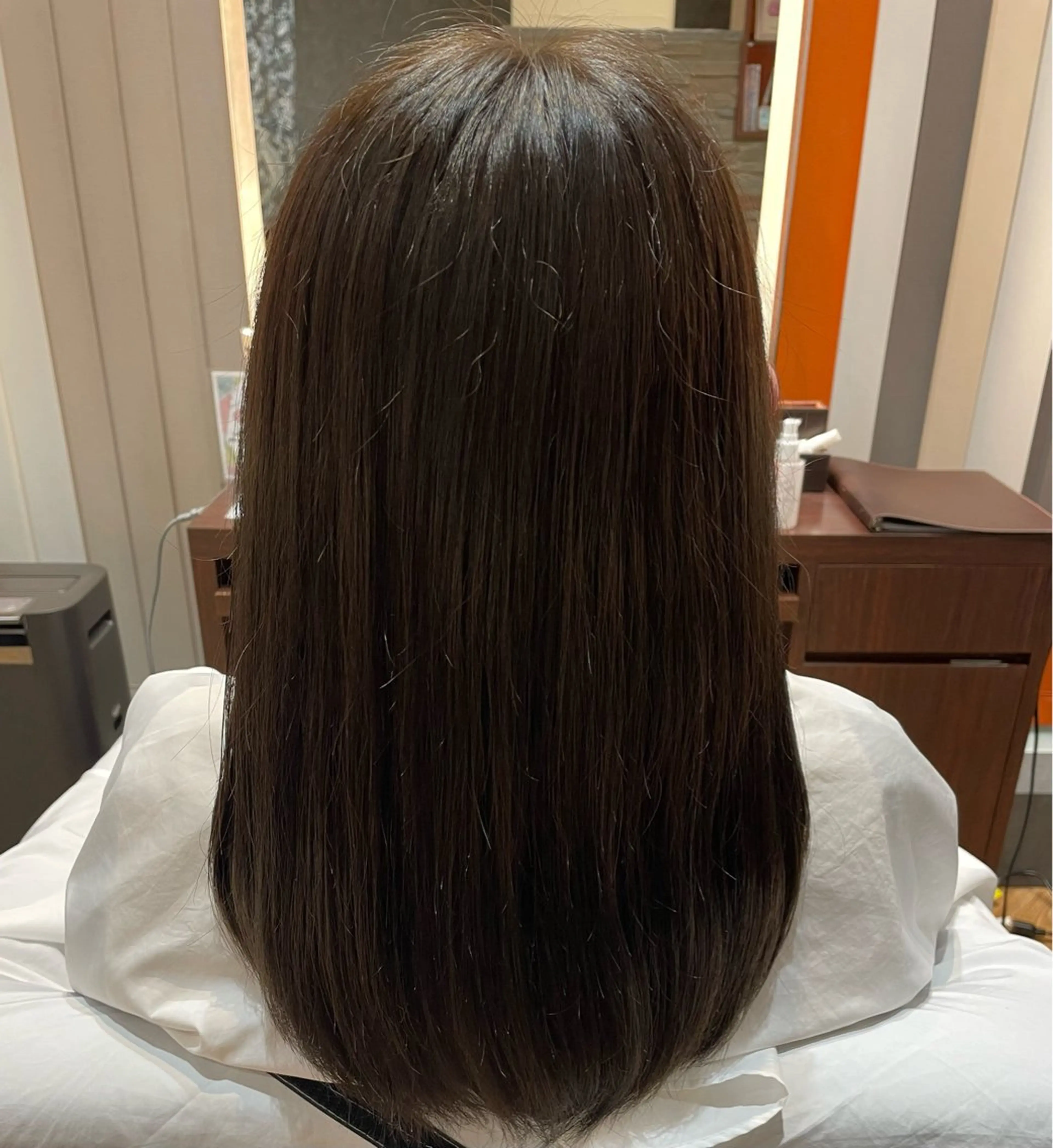 カラー パシフィックダズール　神戸ウエスト所属・柴田 穂乃香のヘアスタイル