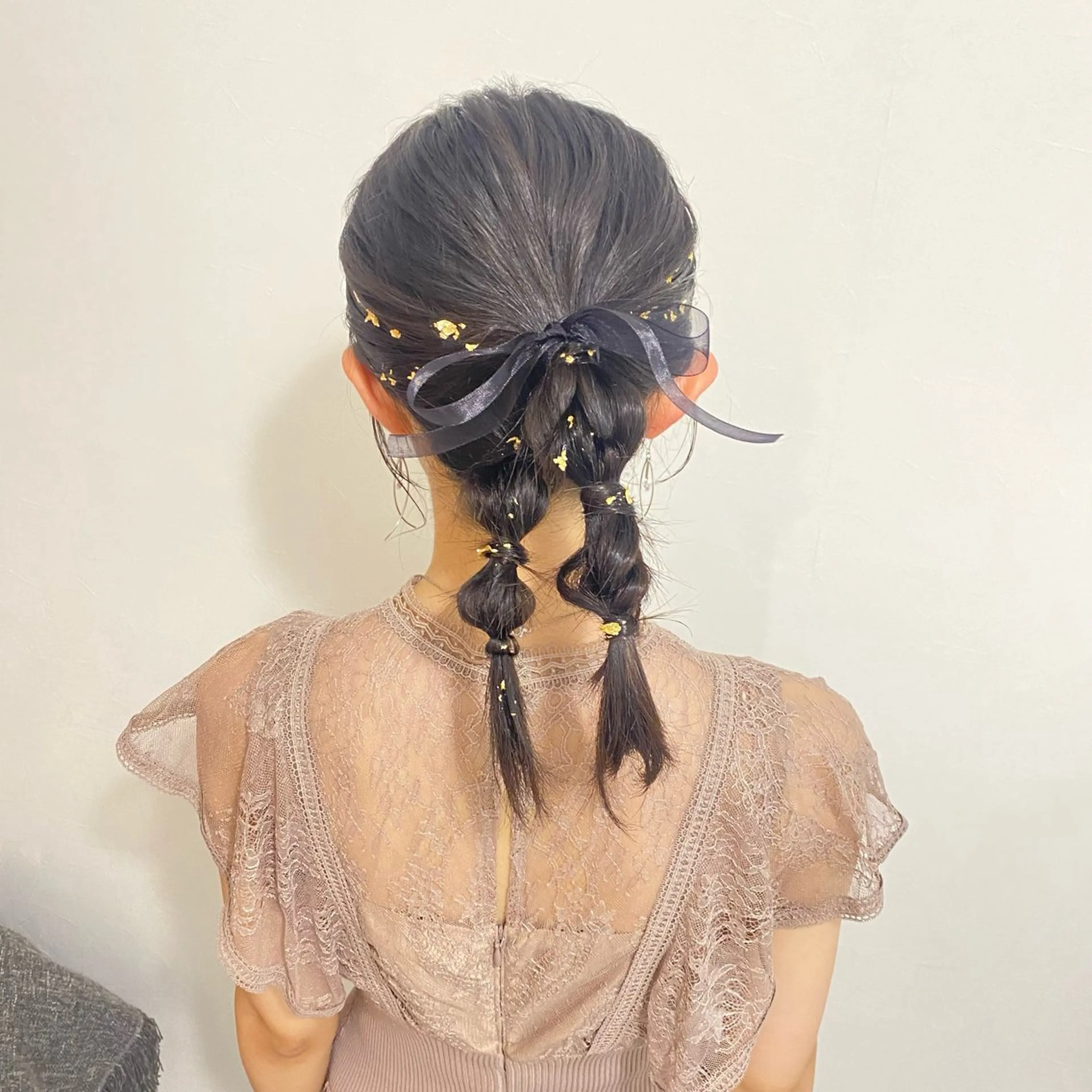 ミディアム risa/恵比寿/ ヘアセットのヘアスタイル