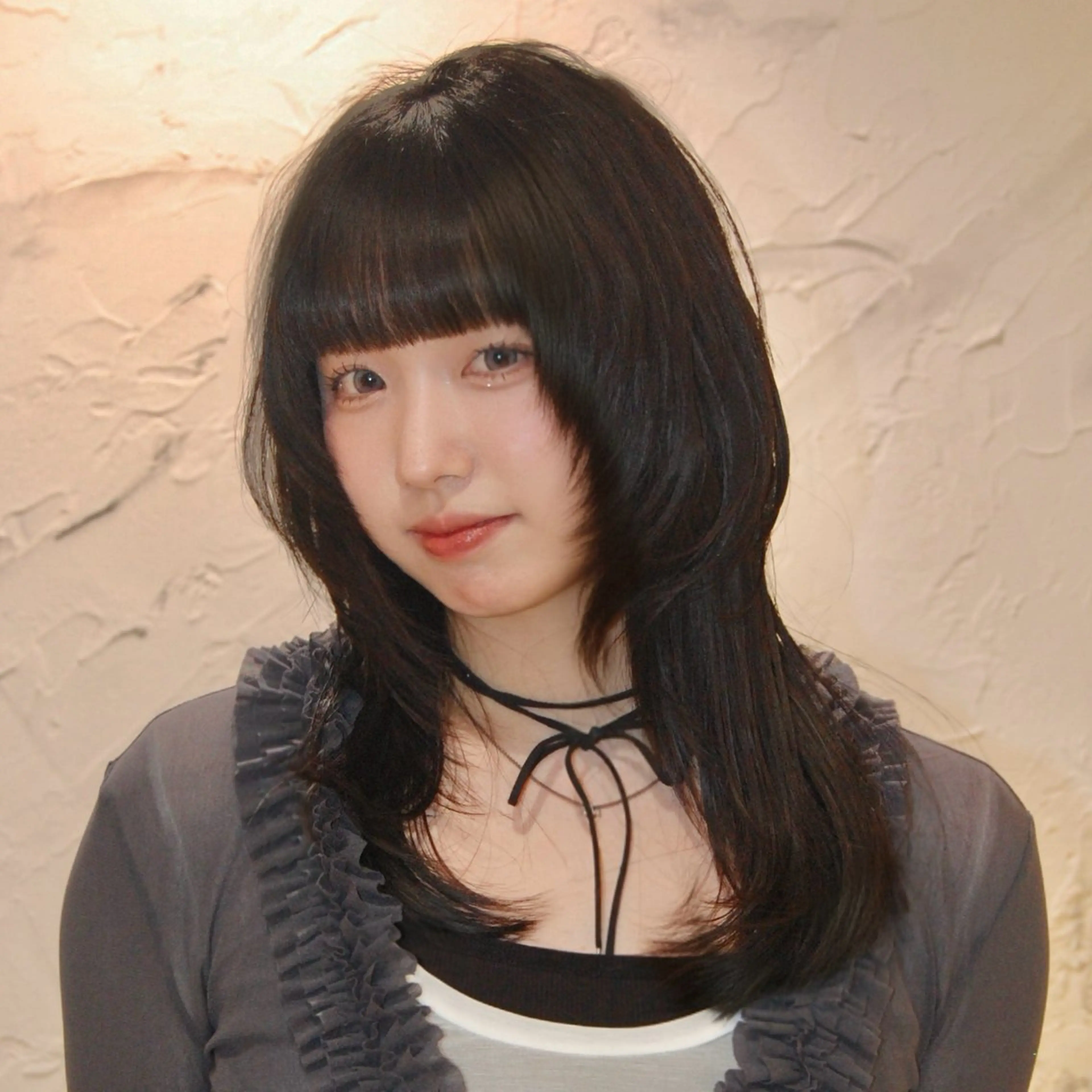 ミディアム カラー パーマ カット "ラフな雰囲気"🍃 パーマ🌀かんたまるのヘアスタイル