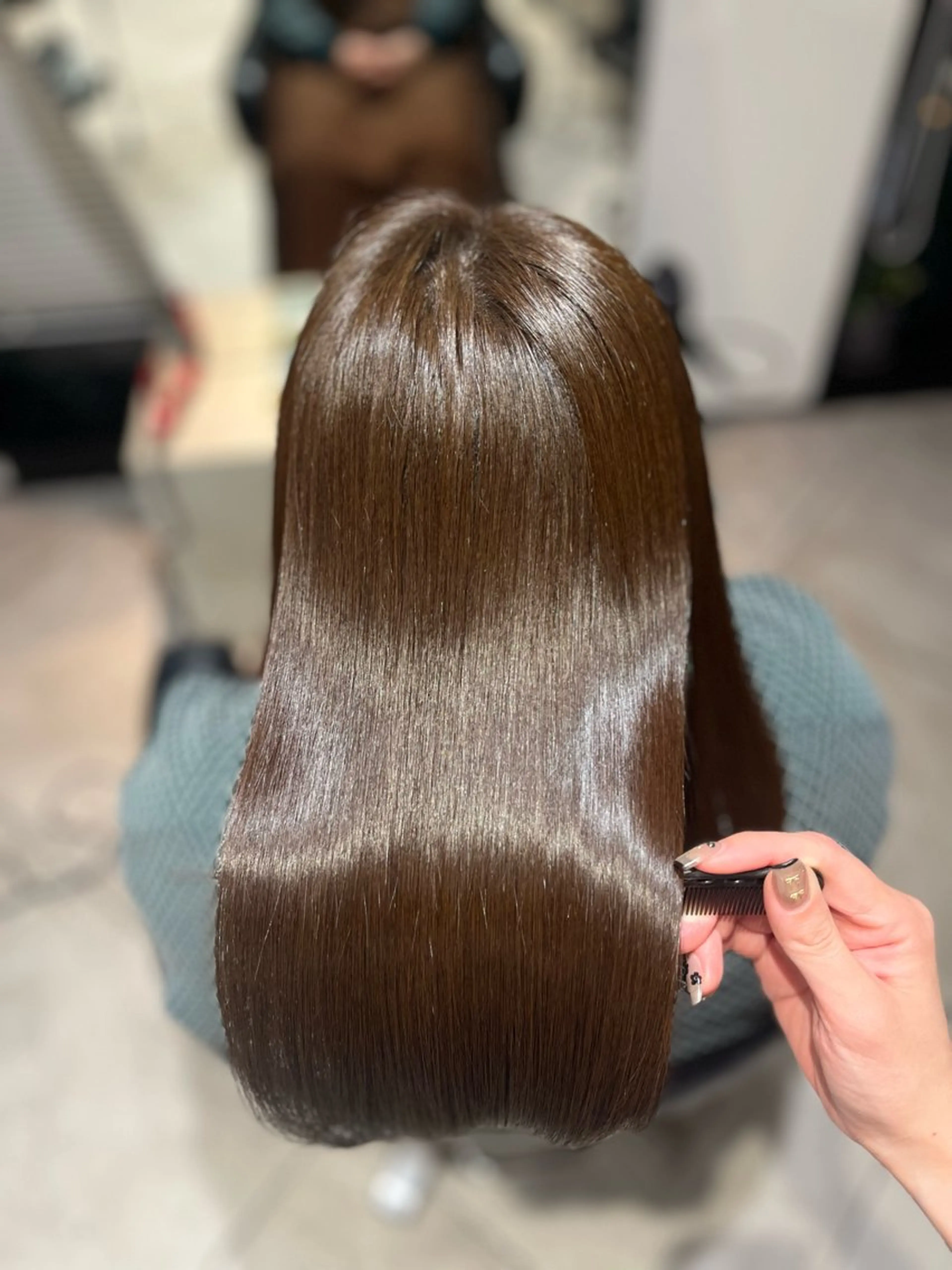 セミロング 縮毛矯正 トリートメント 🫧美髪縮毛矯正🫧 Haruのヘアスタイル