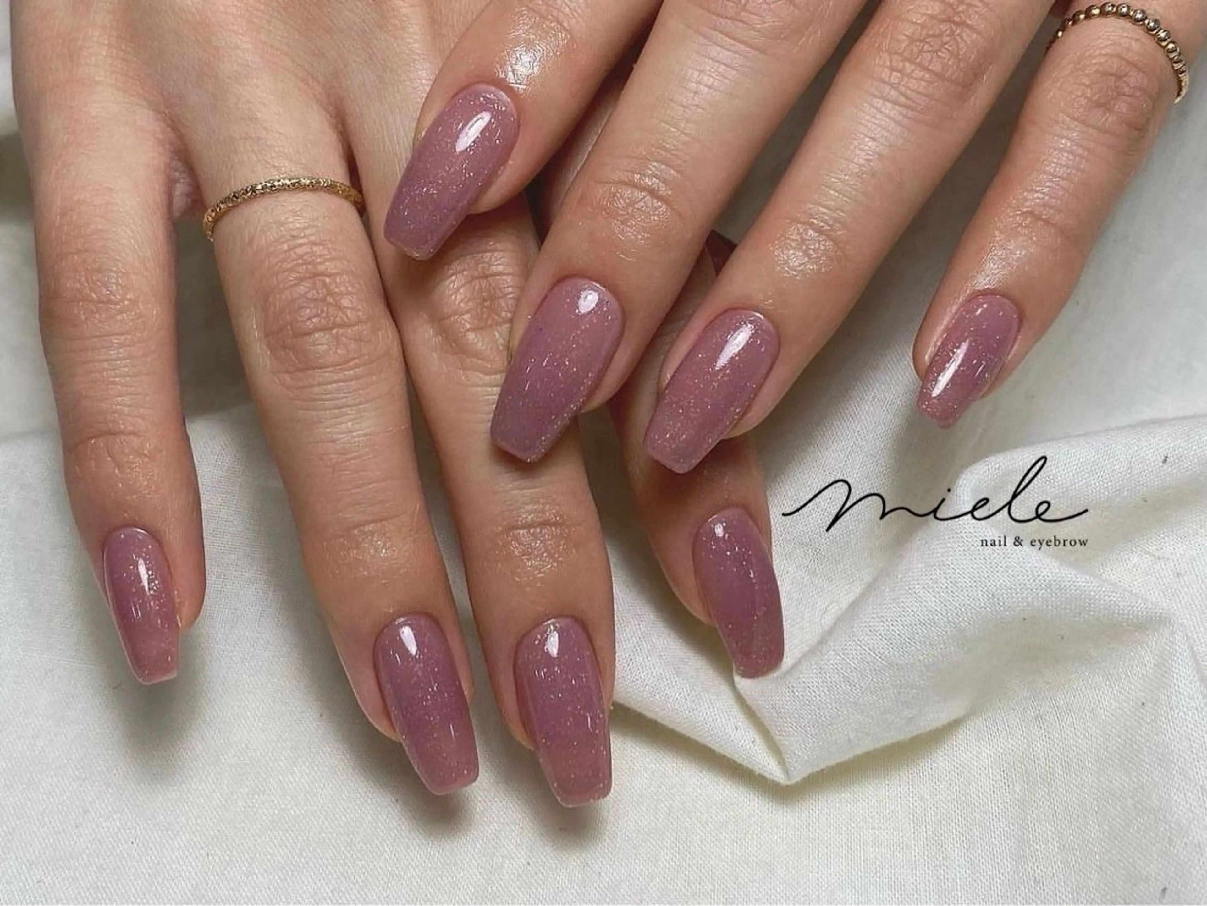 ネイル ハンドネイル miele【ミエレ】 海外シンプルデザインのネイルデザイン