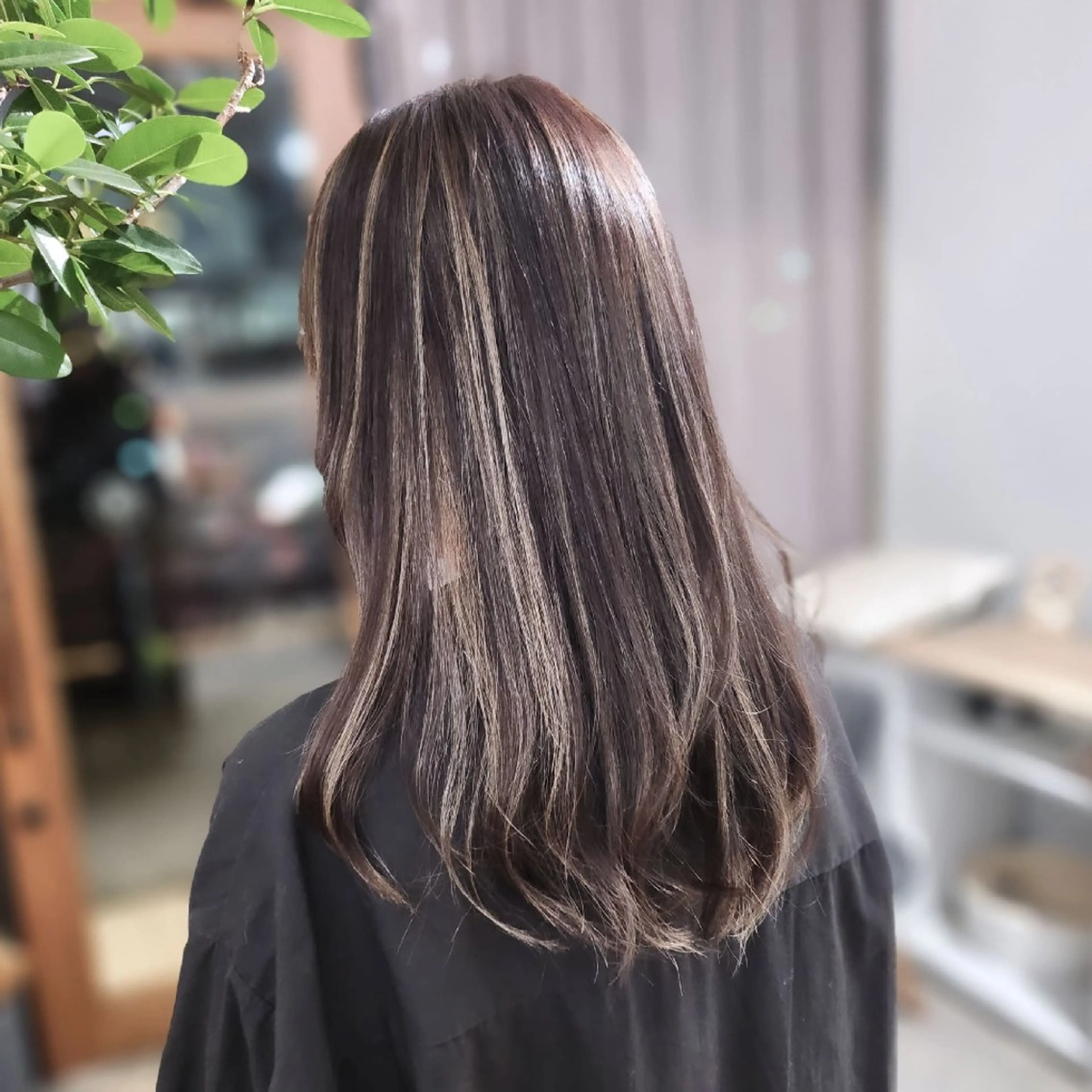 ロング カラー 金田 拓也のヘアスタイル