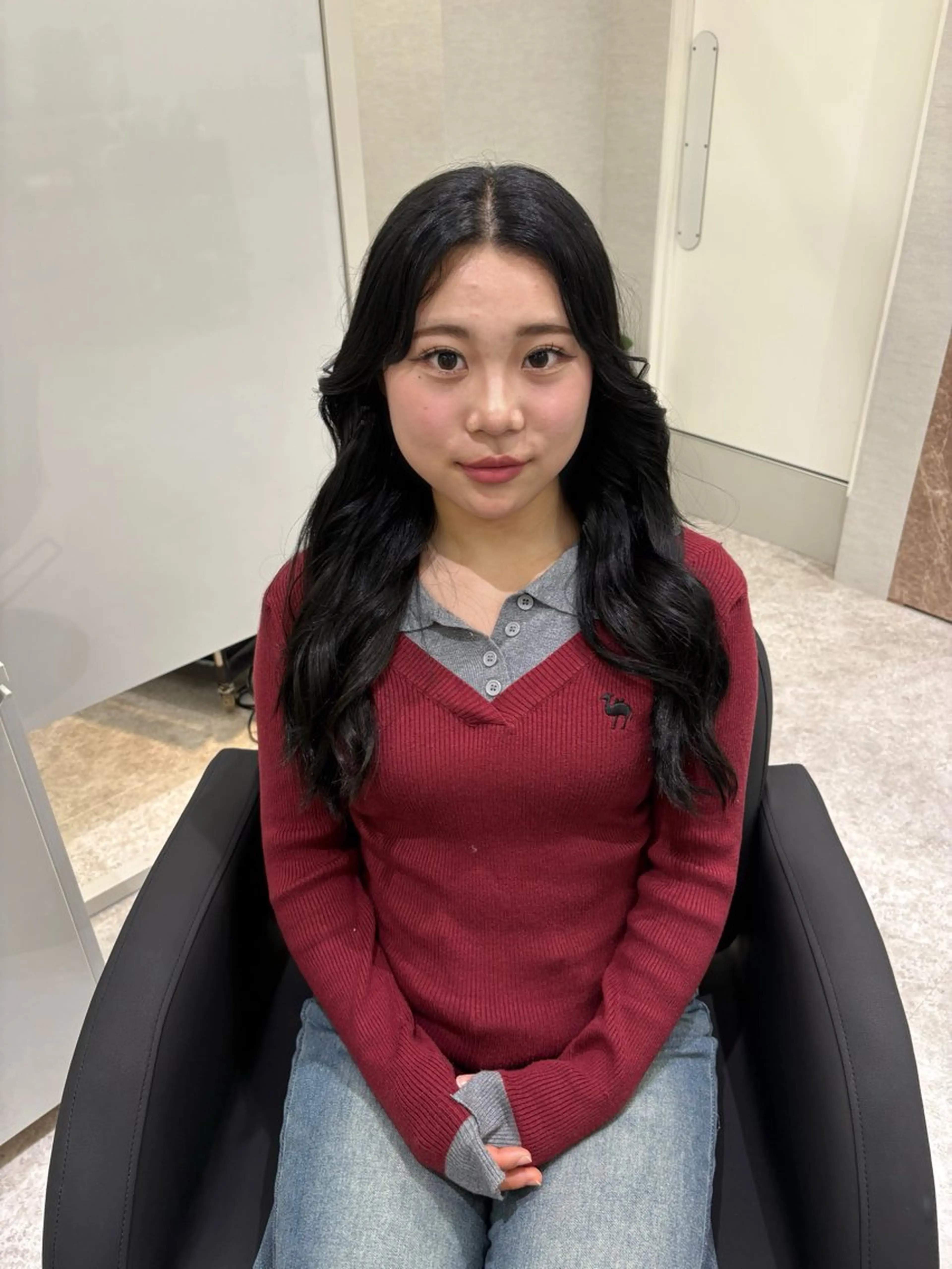 ロング ヘアカラー よしえ /心斎橋美容室のヘアスタイル