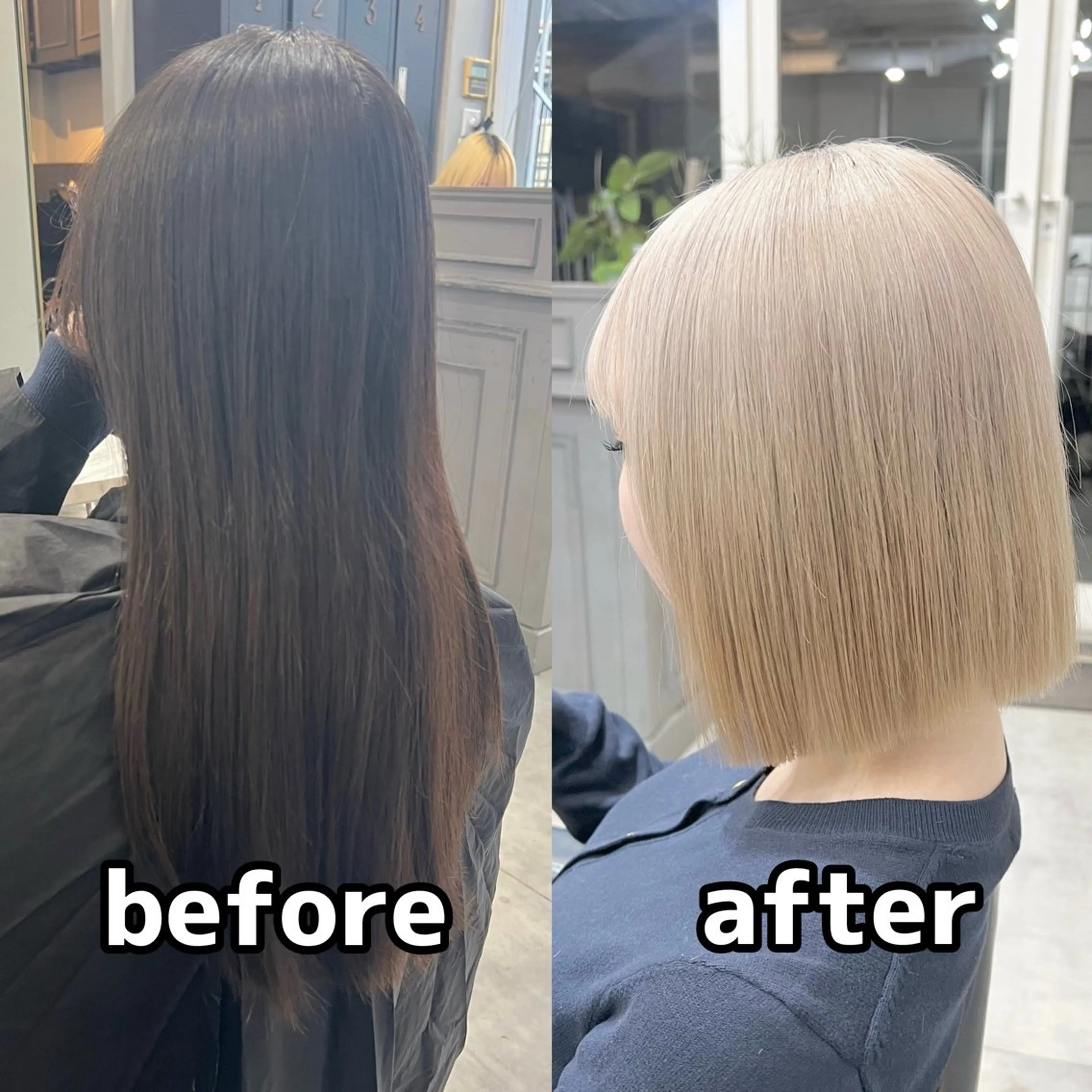 ミディアム カラー カット ヘアカラー トリートメント ヘアセット 🫧艶ダブルカラー ブリーチ🫧トモヤのヘアスタイル
