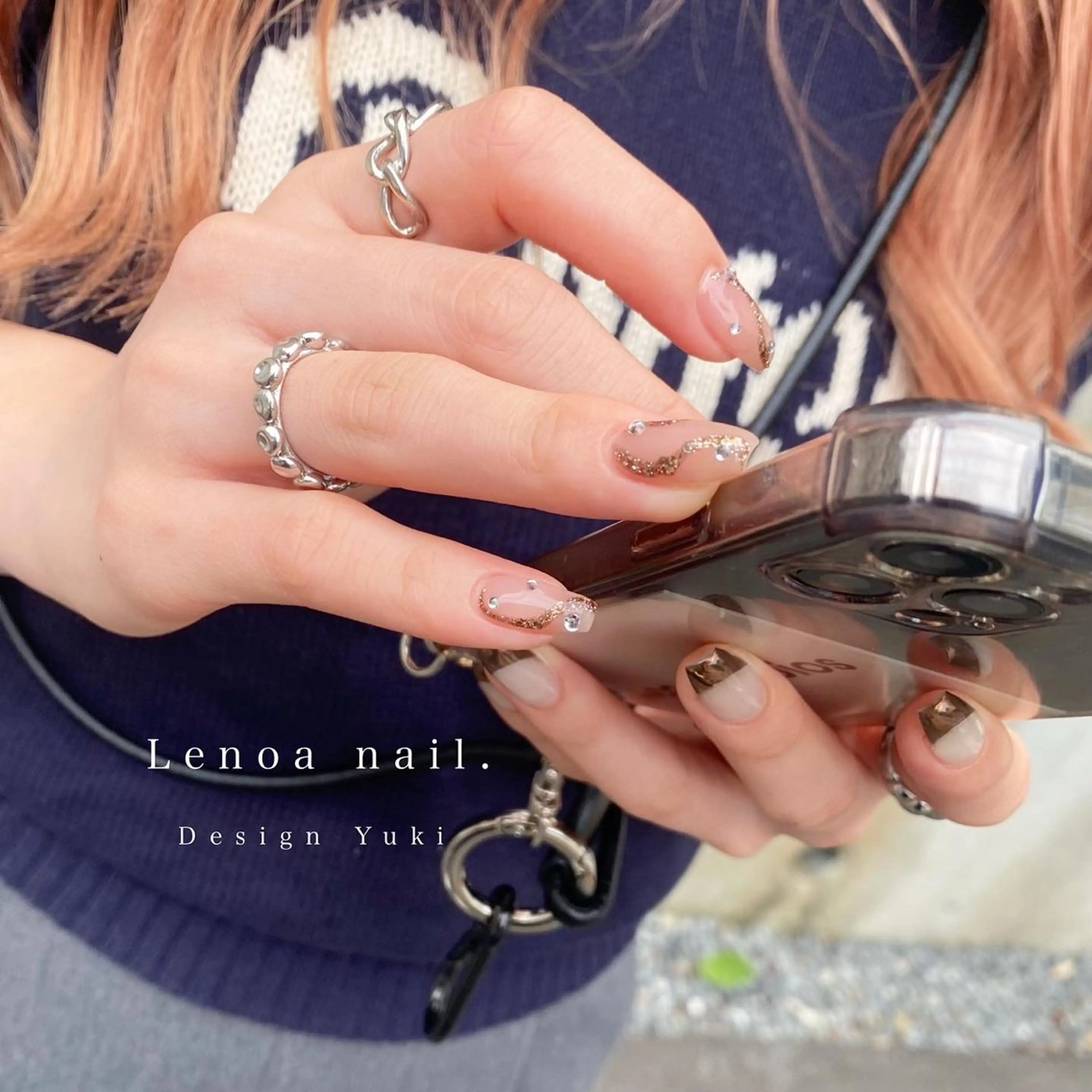ネイル ハンドネイル Lenoa Yukiのネイルデザイン