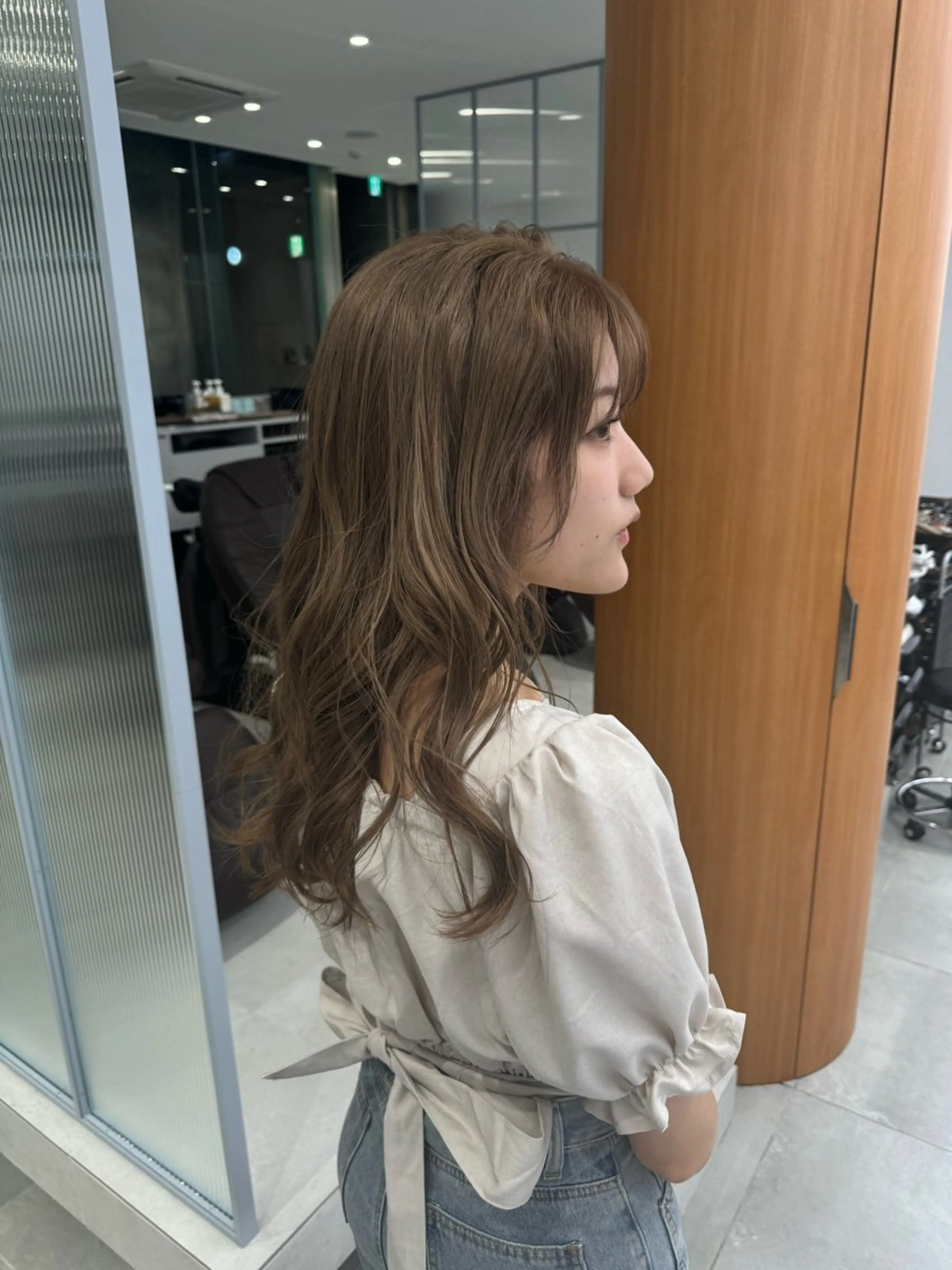 💎ダメージoffケアブリーチ+髪質改善ケアカラーケラチンppt+シャンプー+TRの写真