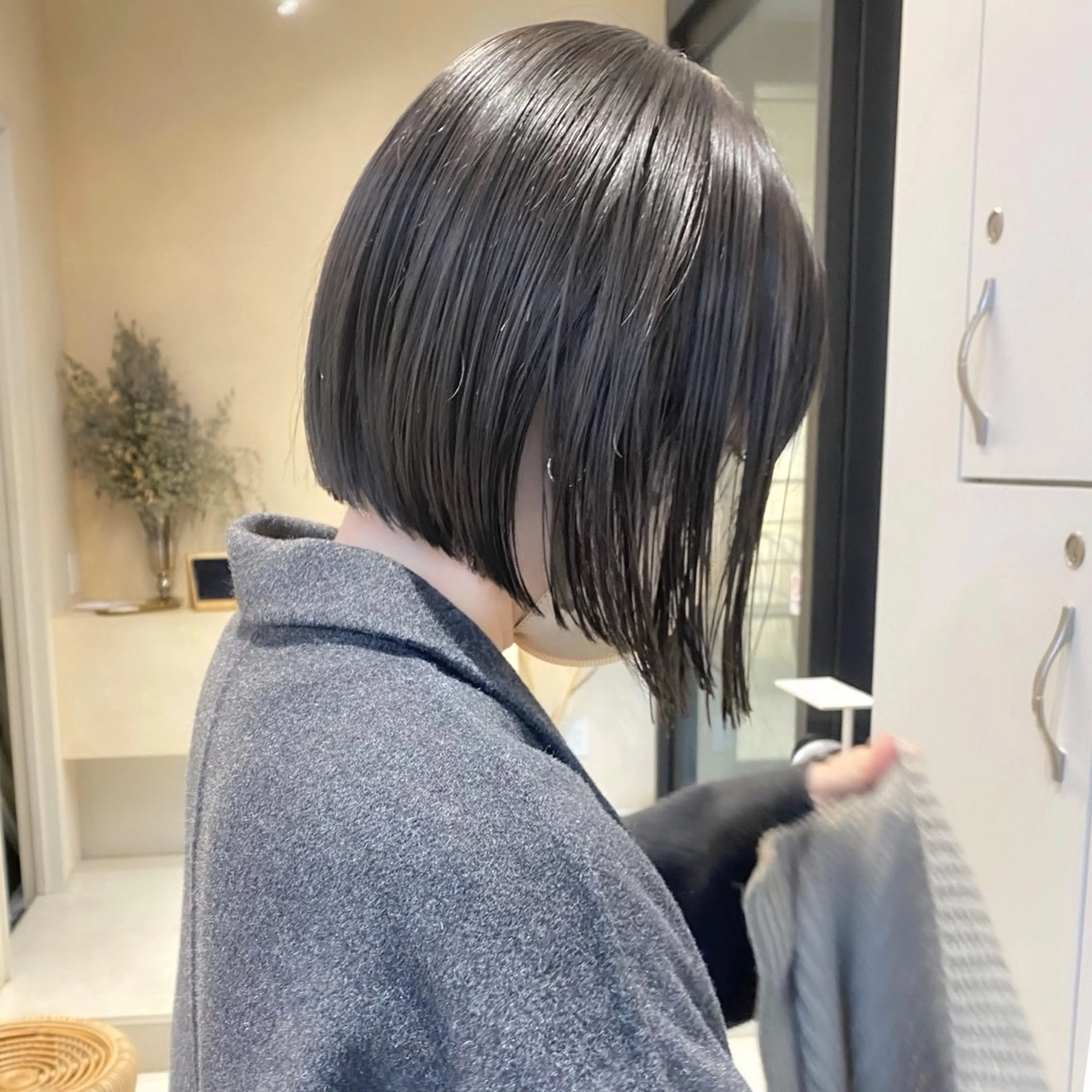 ショート カラー ボブ/ミニボブ 透明感カラーkadoのヘアスタイル