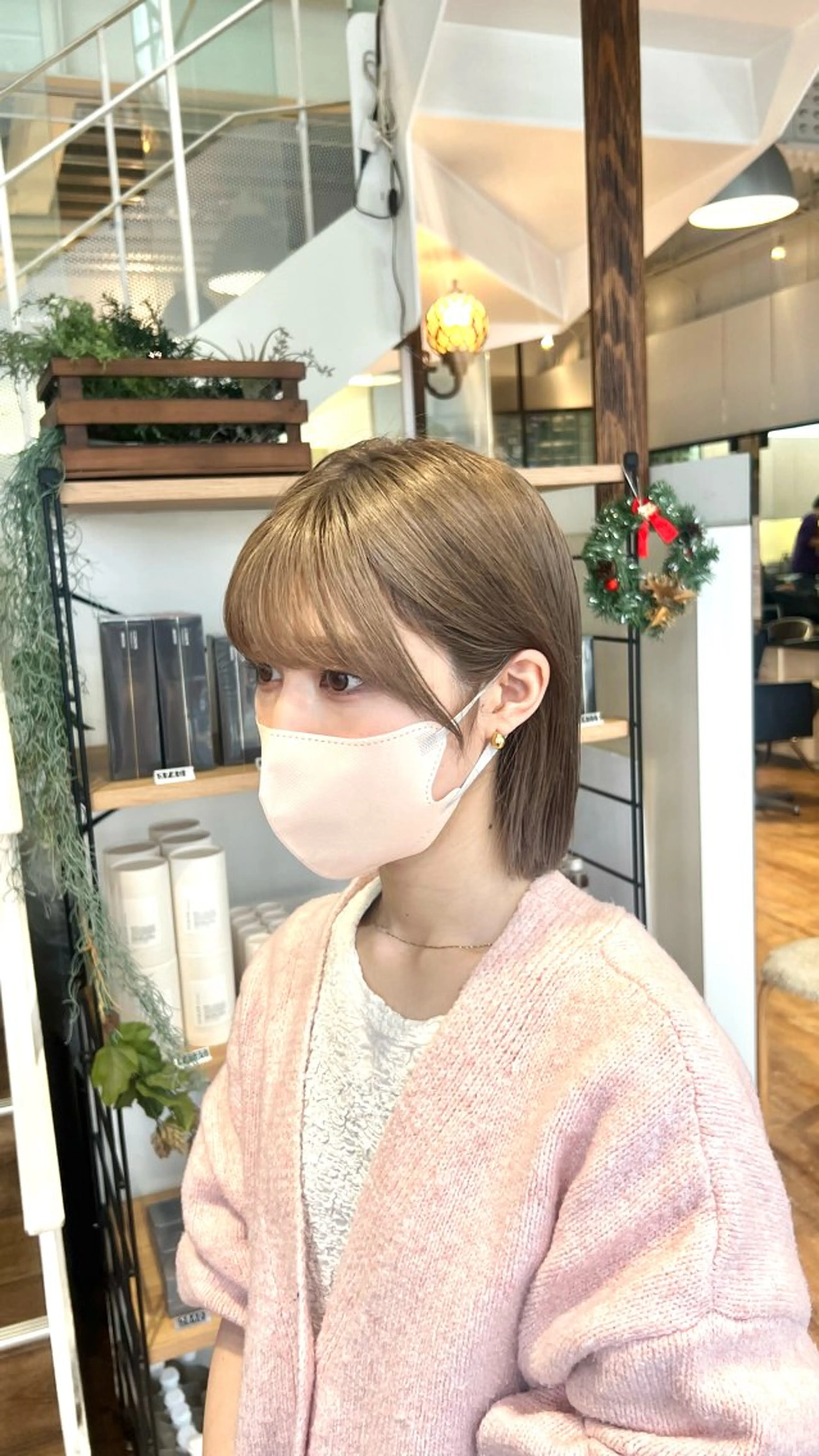 カラー ベージュカラー ミルクティーベージュ ヘアカラー トリートメント インナーカラー♡ Nanakoのヘアスタイル