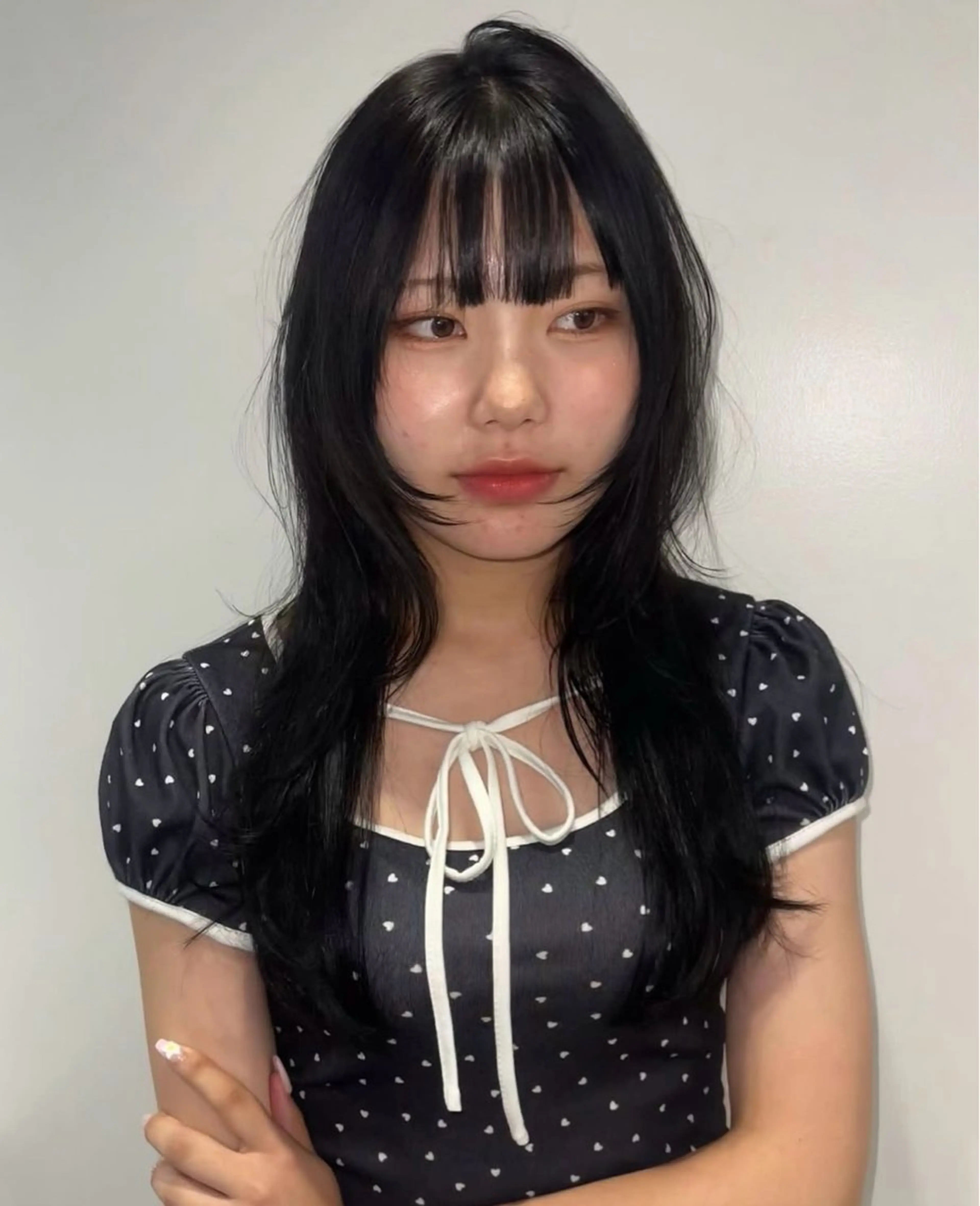 セミロング ARISA︎ メンズハイトーンのヘアスタイル