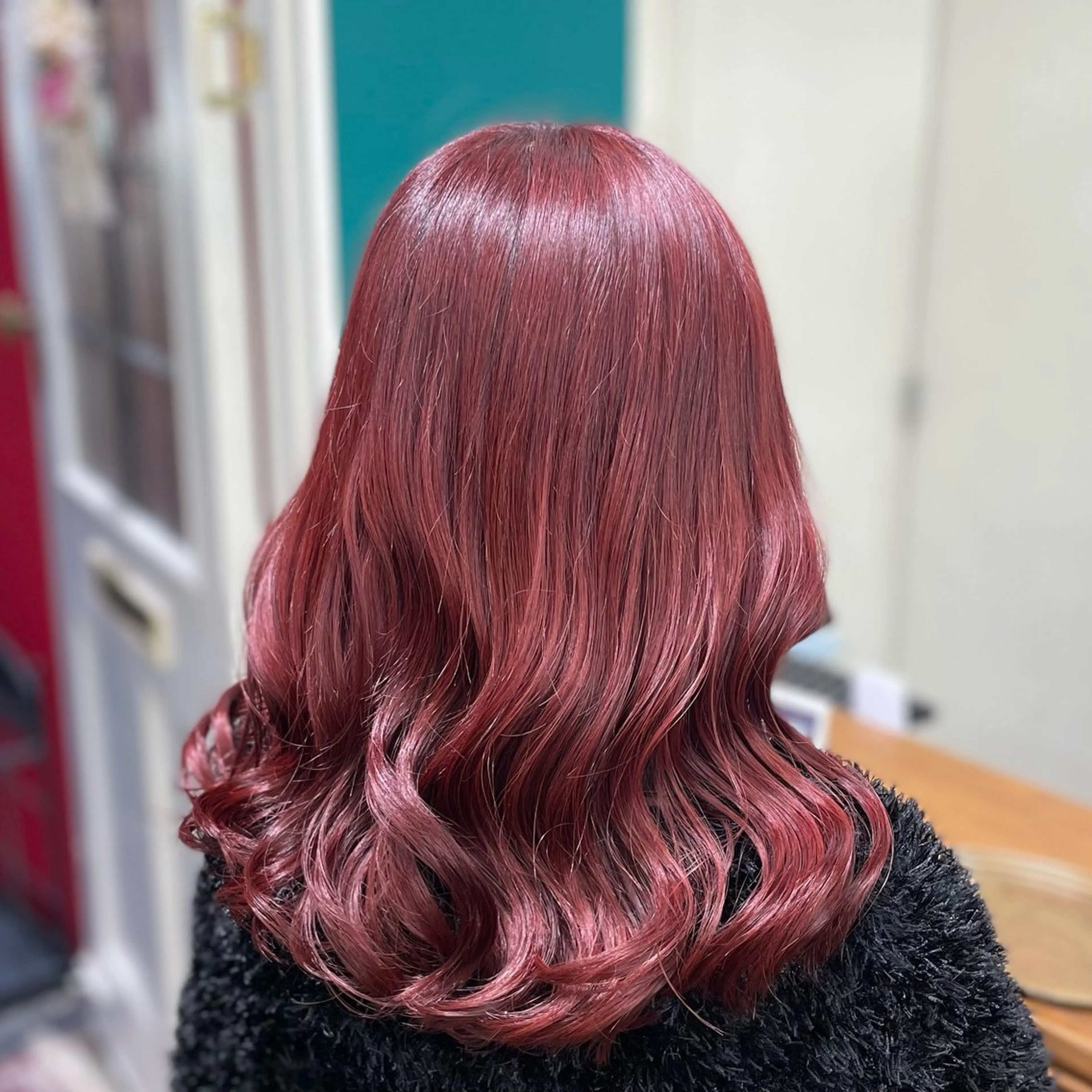 セミロング カラー カット ヘアカラー トリートメント 🎀ときの/髪質改善 透けｯ暖色カラー🪞のヘアスタイル