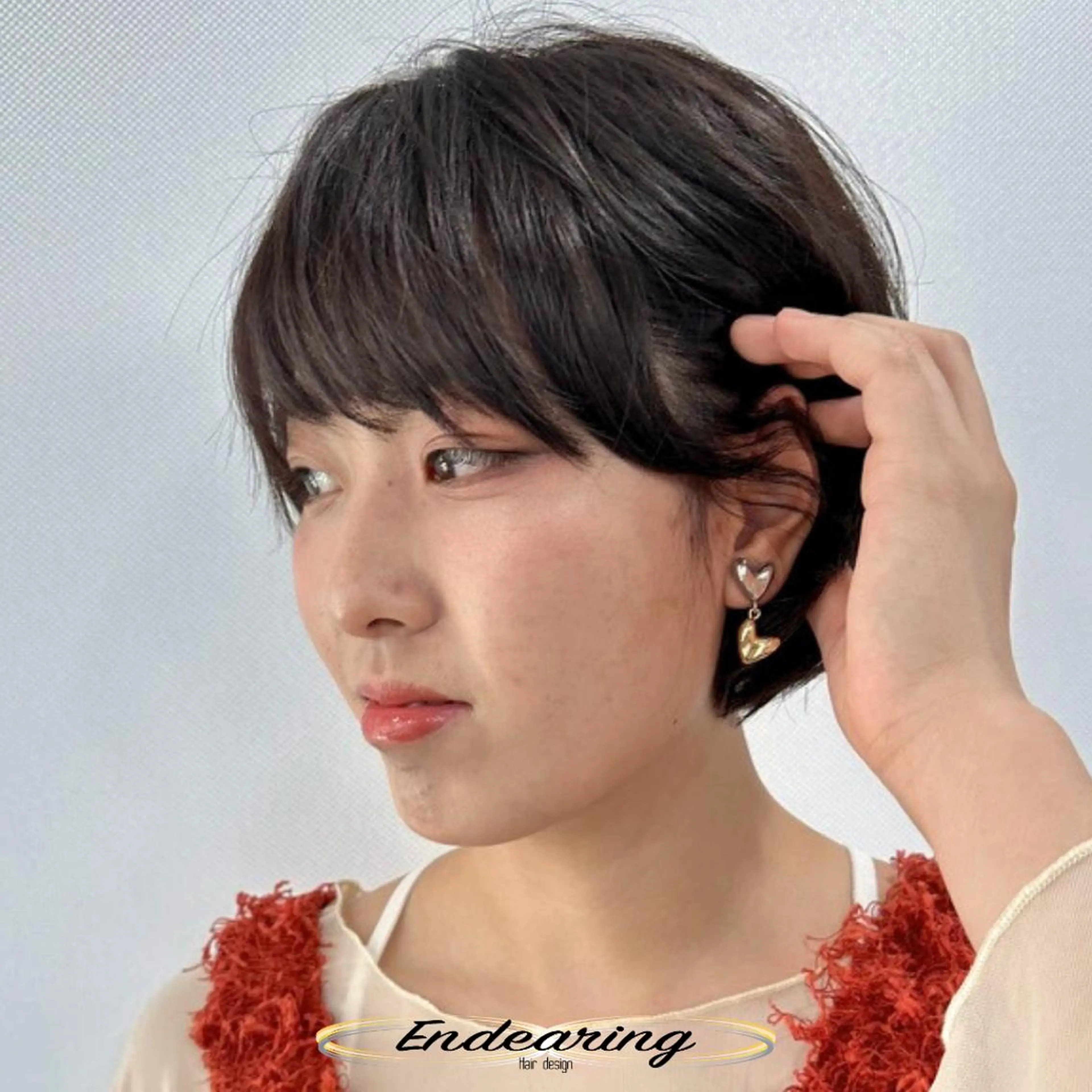 ショート ボブ レイヤーカット 似合わせカット カット ヘアカラー Endearing 銀座/YOKOのヘアスタイル