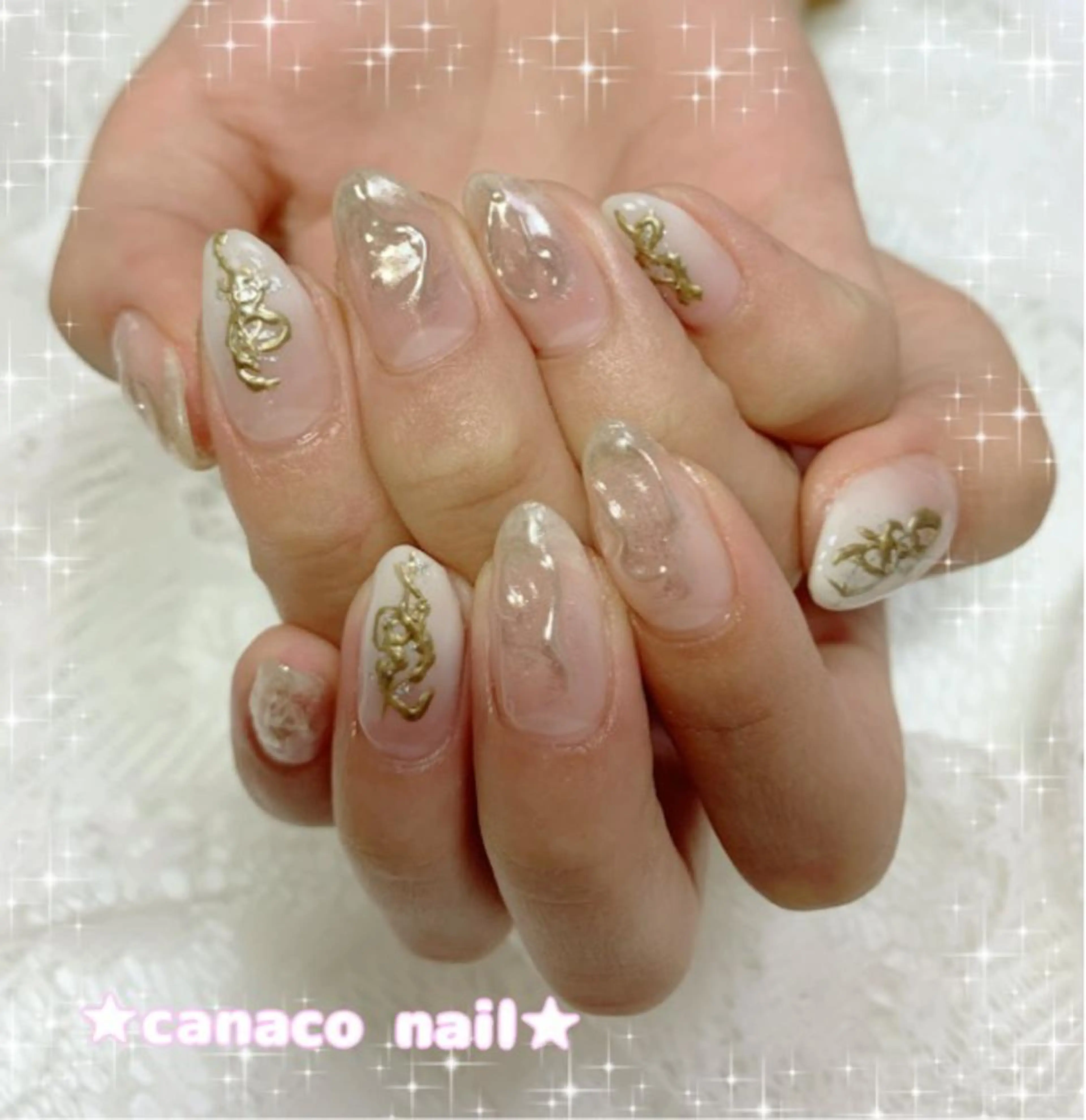 ネイル ハンドネイル ハンドケア ベテランネイル cnc  nailのネイルデザイン