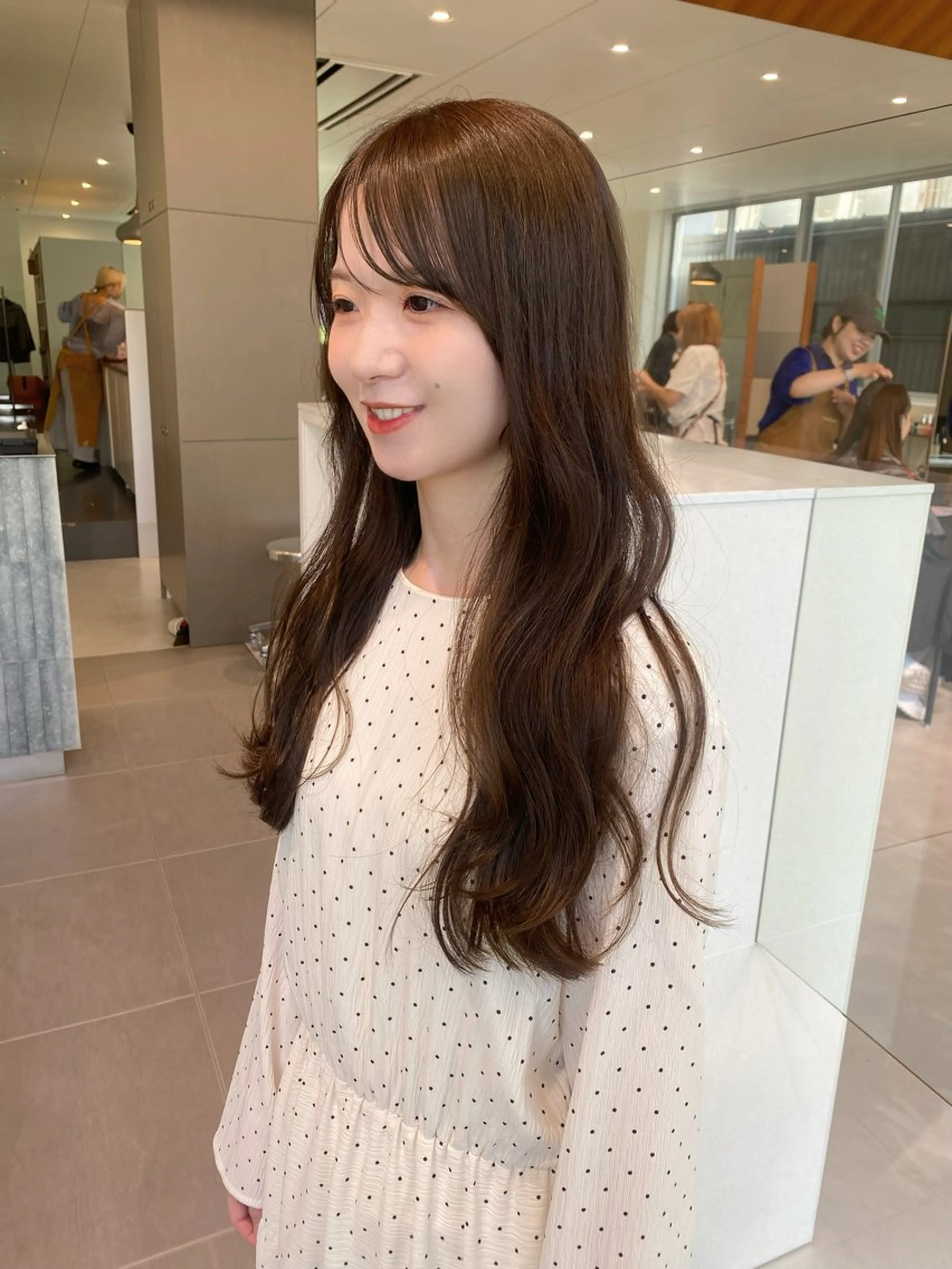 ロング 🎀透明感× 暖色カラーつな🎀のヘアスタイル