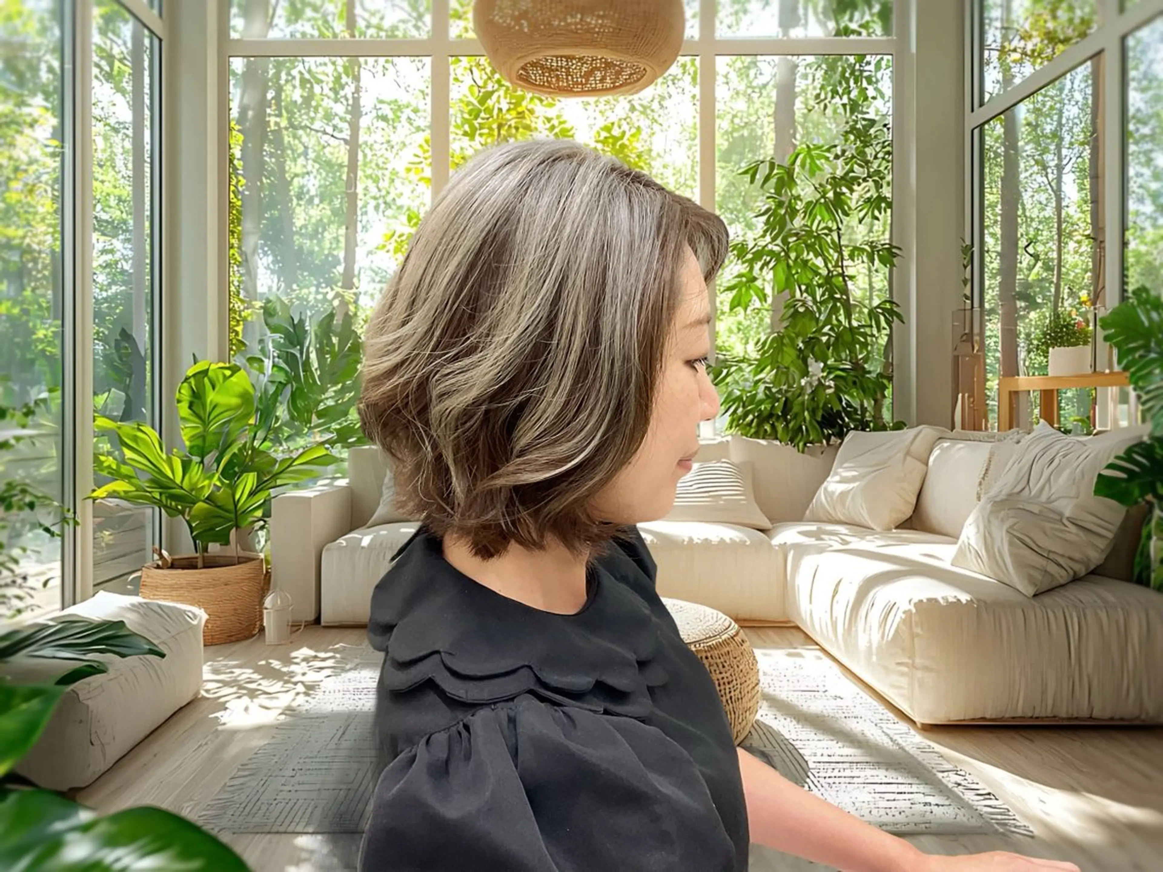 ショート カラー グラデーションカラー トリートメント au栄矢場町 水素髪質改善Tのヘアスタイル