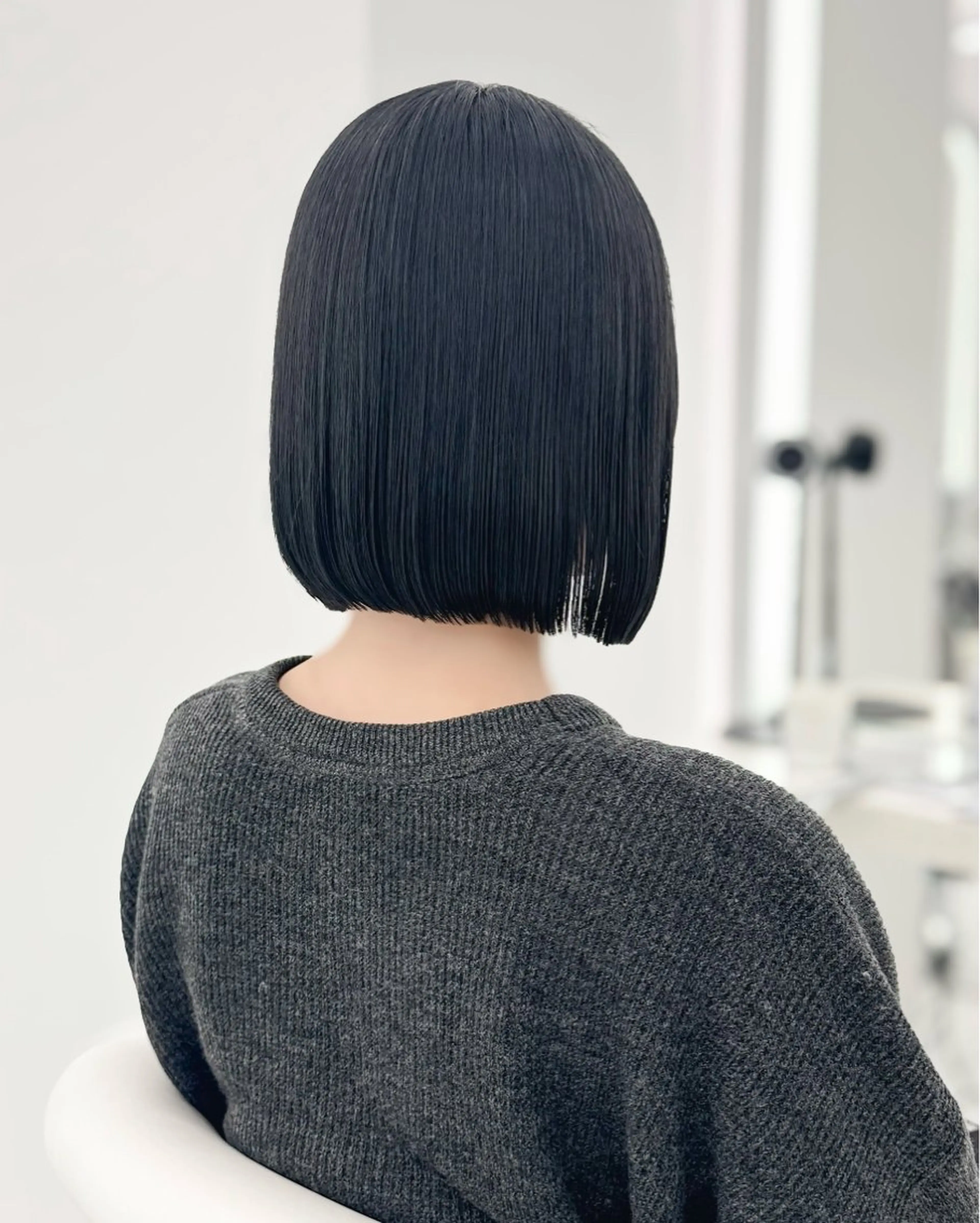 ミディアム ボブ 小顔カット ボブカット✨🤍 𝑪𝑶𝑨銀座サワのヘアスタイル