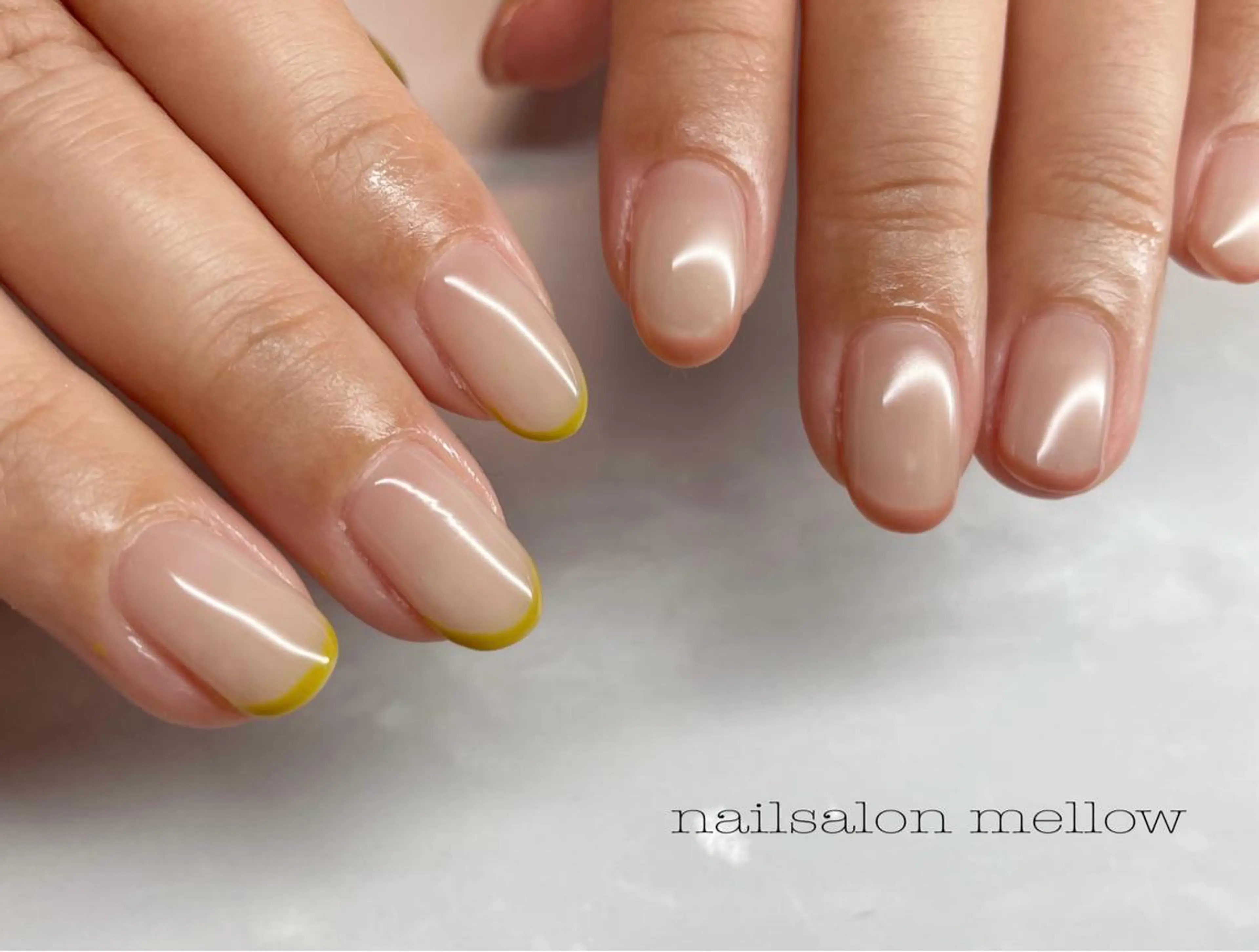 ネイル フレンチネイル 春ネイル 大山 浩美のネイルデザイン