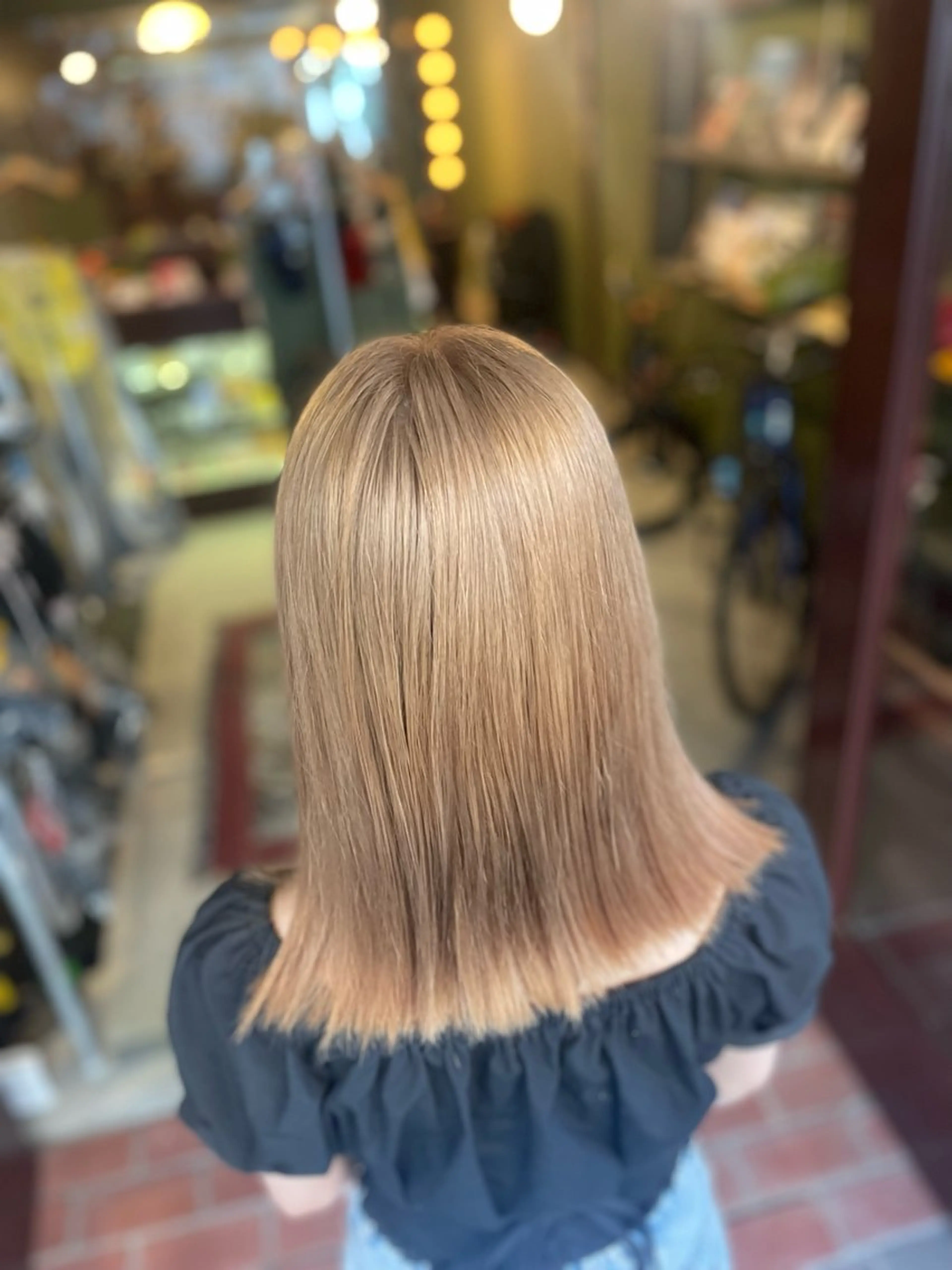 ミディアム カラー ヘアカラー トリートメント PATH-hair. storeのヘアスタイル