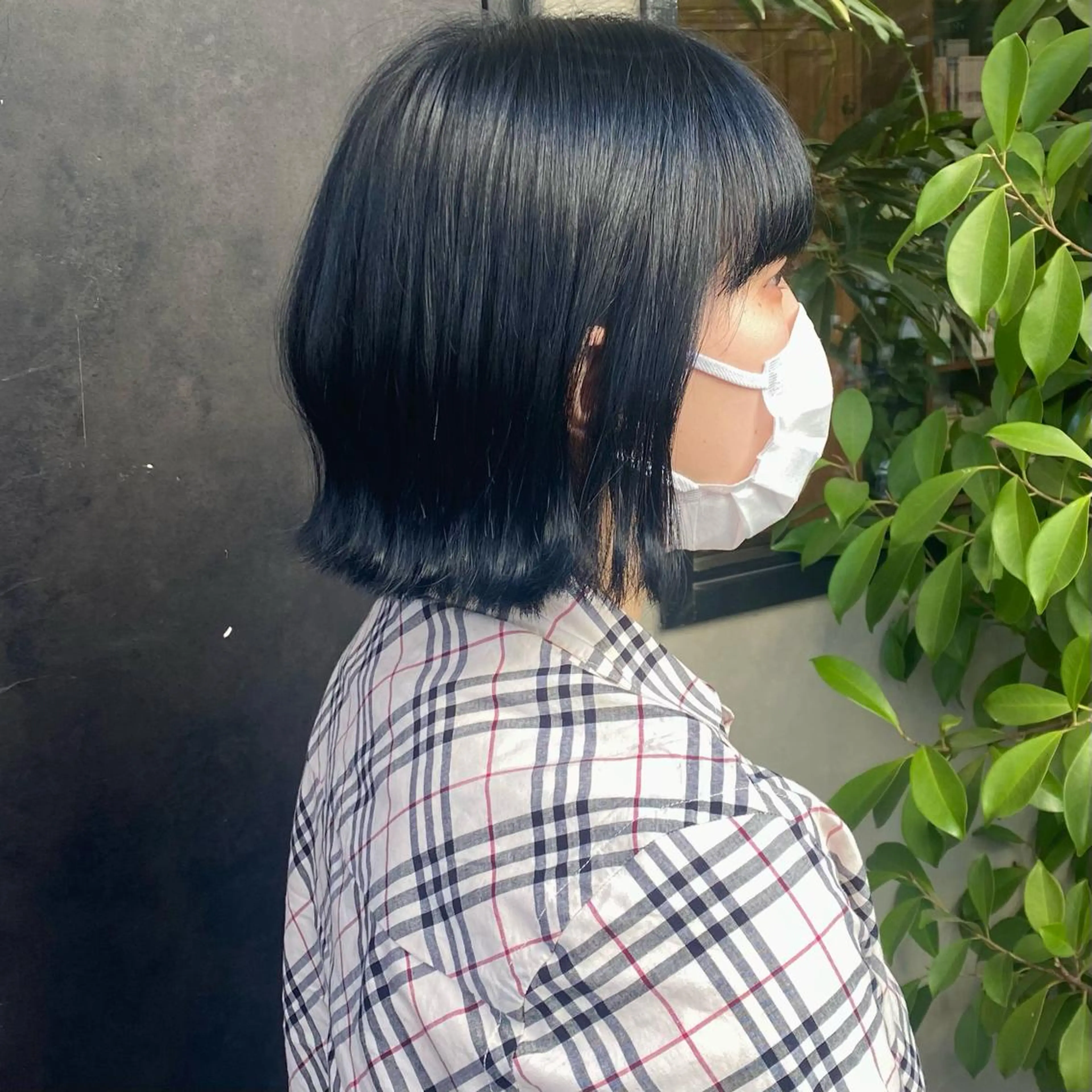 ミディアム カラー カット ヘアカラー トリートメント 比嘉 陽のヘアスタイル