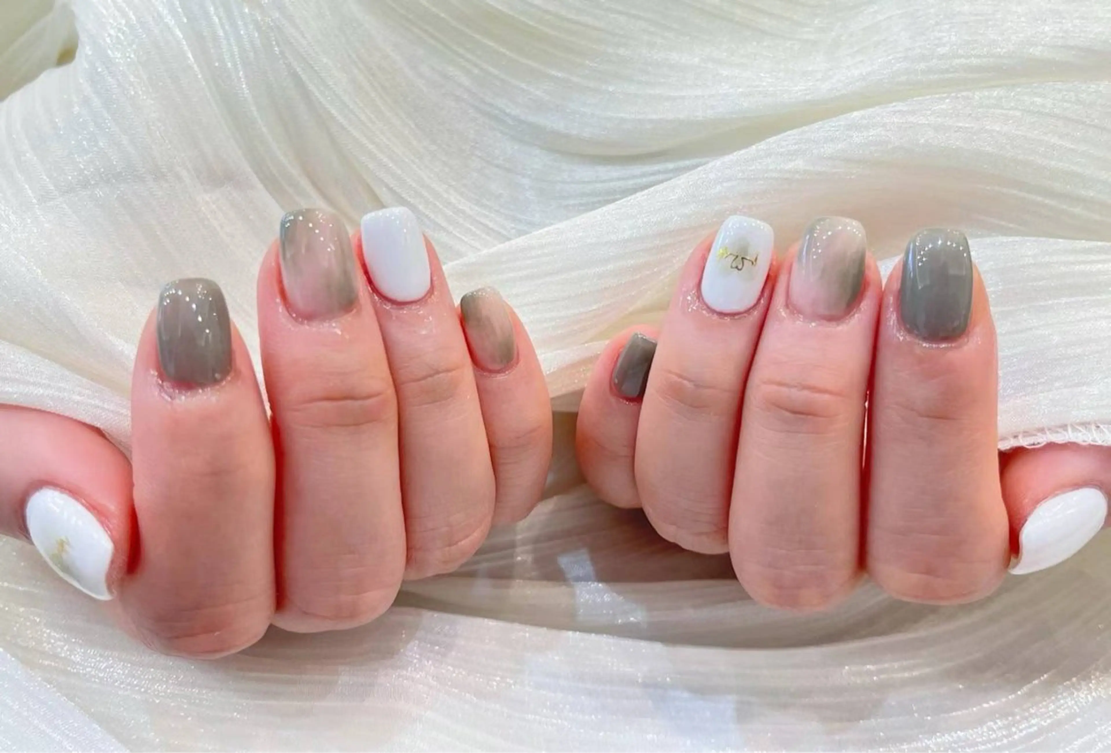 ネイル アートネイル フラワーネイル フットネイル ジェルネイル マグネットネイル Babarla nailのネイルデザイン