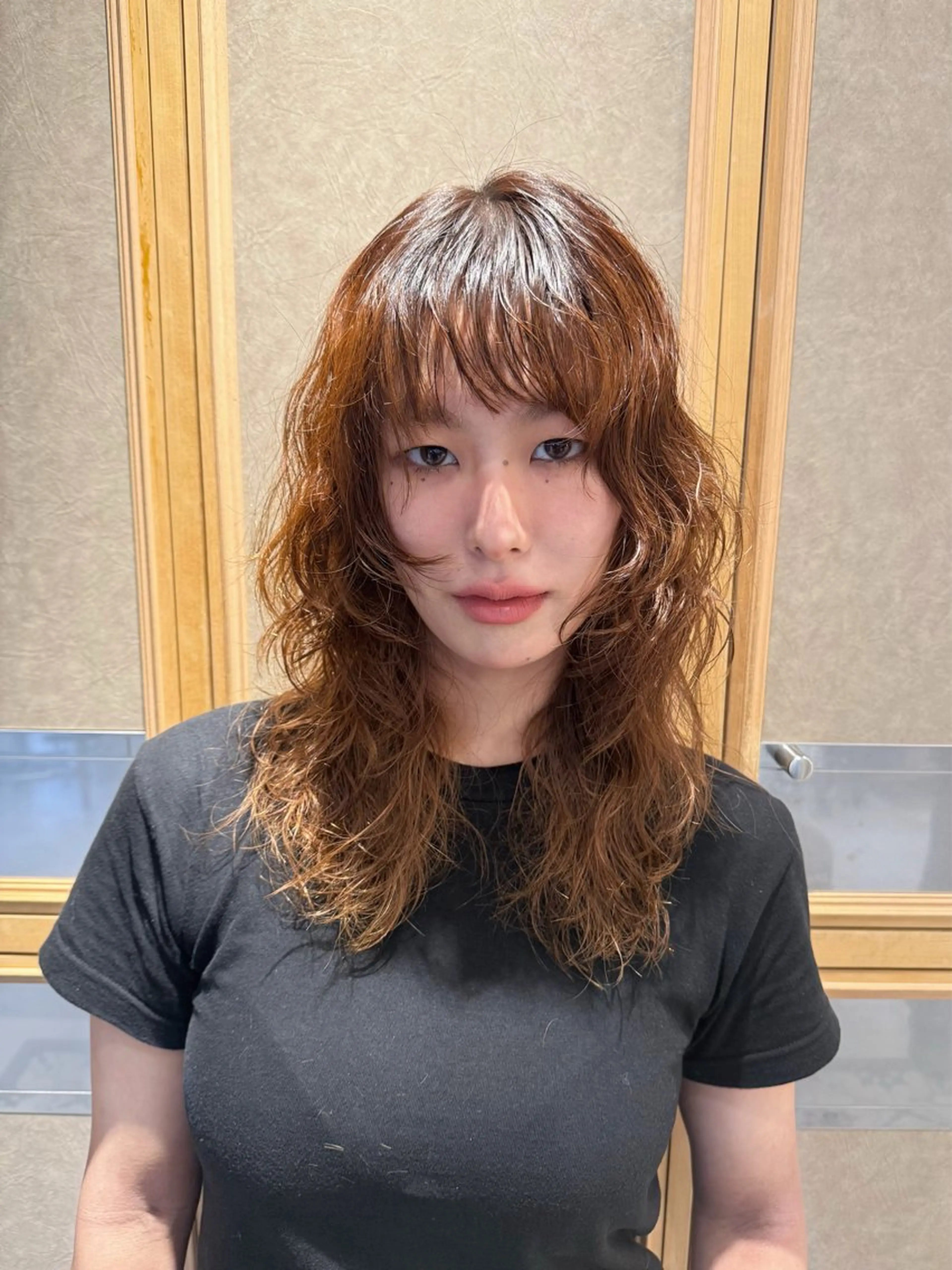 「直毛、ロングの方におすすめ」カット&デジタルパーマの写真