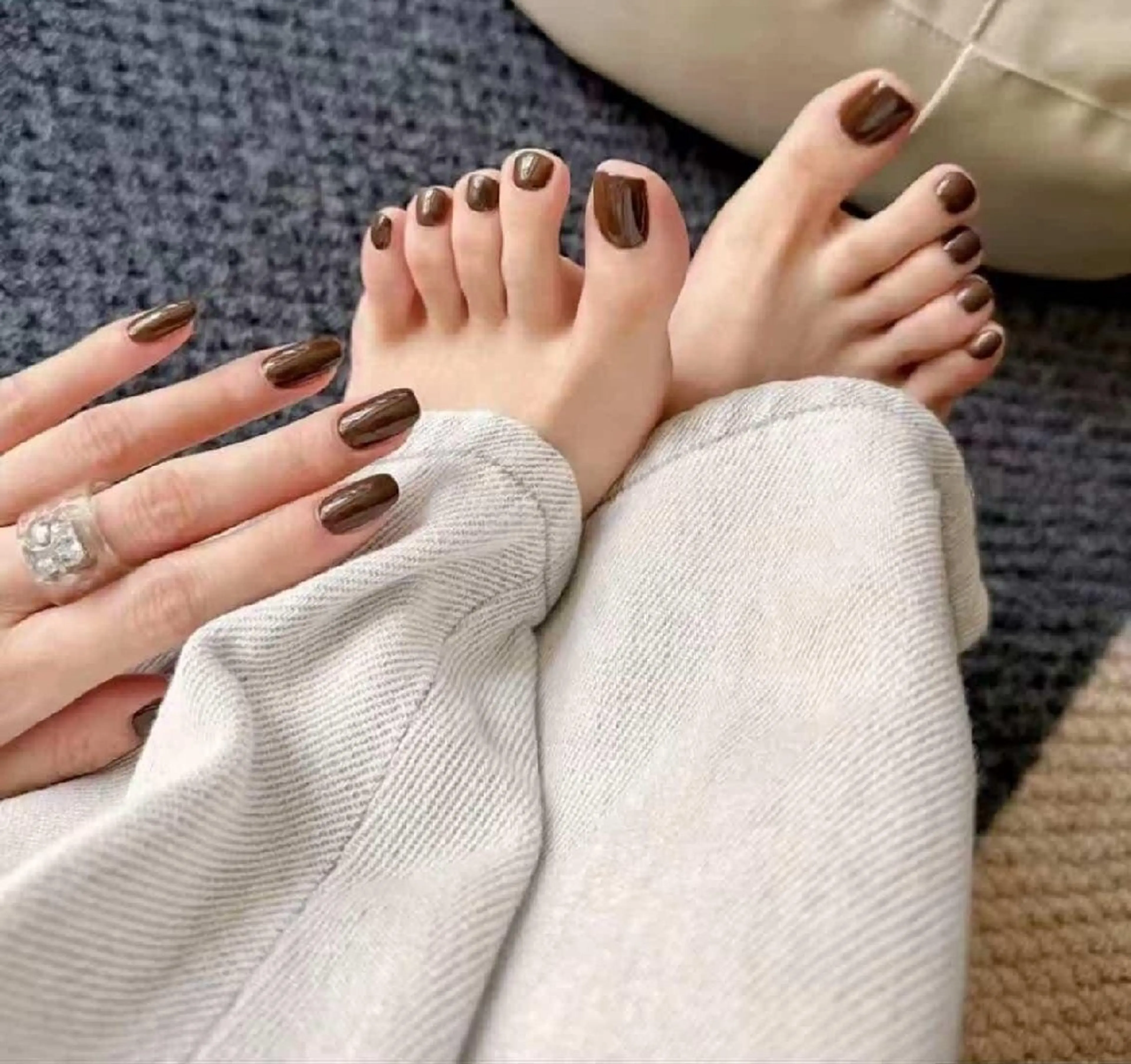 【定番コース】 ハンド+フットワンカラーの写真